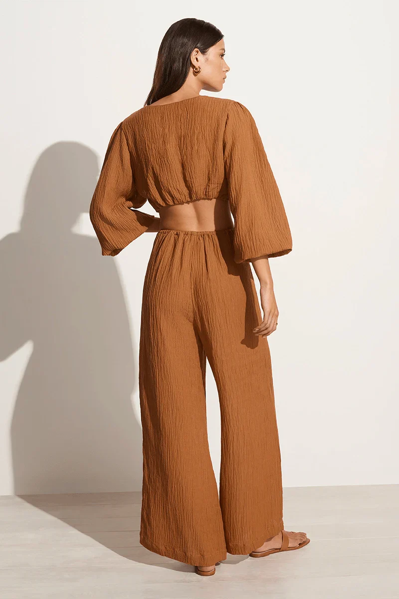 Faithfull - Palmera Top Caramel - Final Sale - Image 6