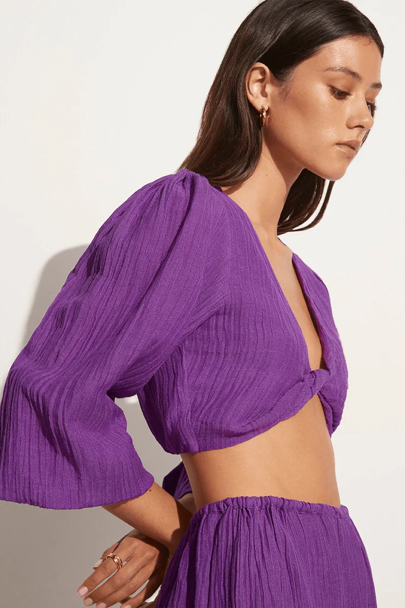 Faithfull - Palmera Top Violet - Final Sale - Image 3