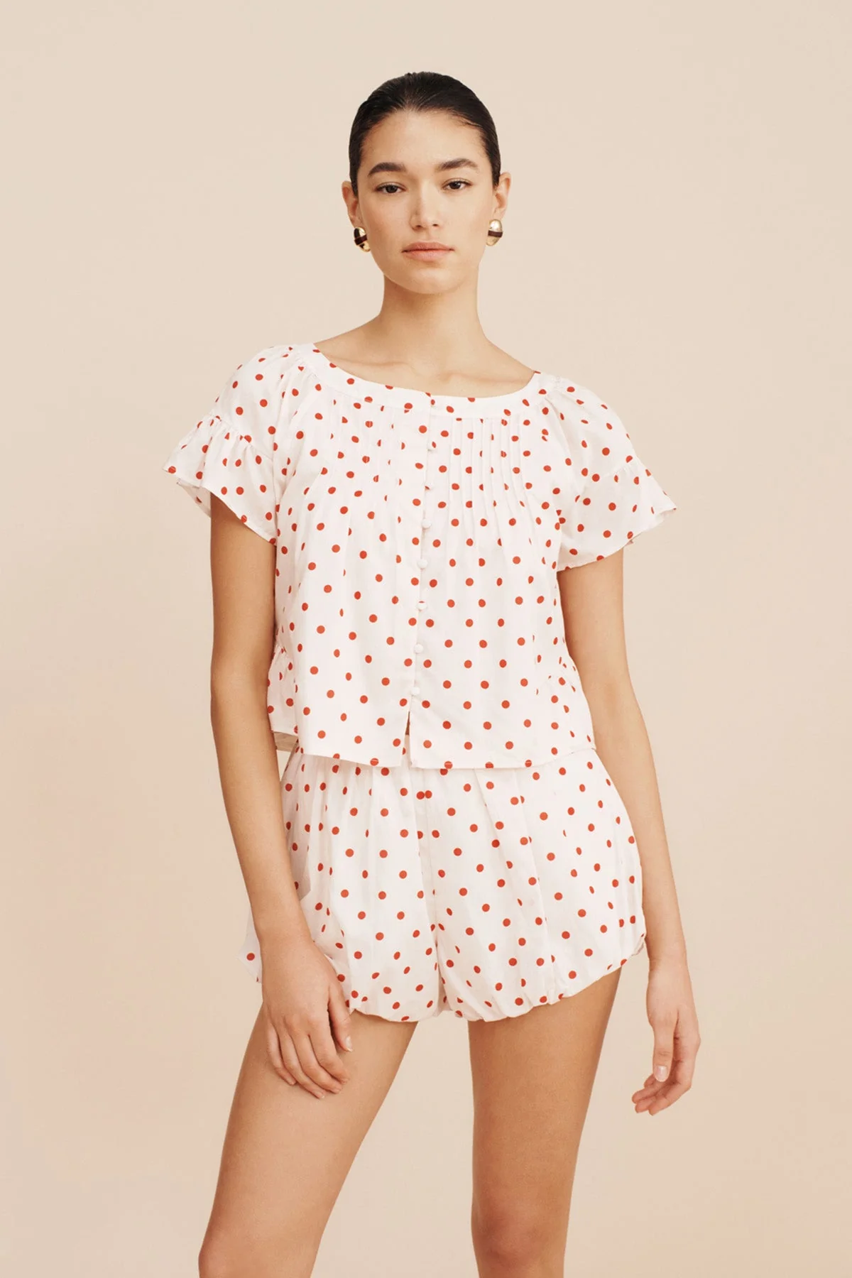 Posse - PALOMA BLOUSE - PETITE POLKA DOT - Image 7