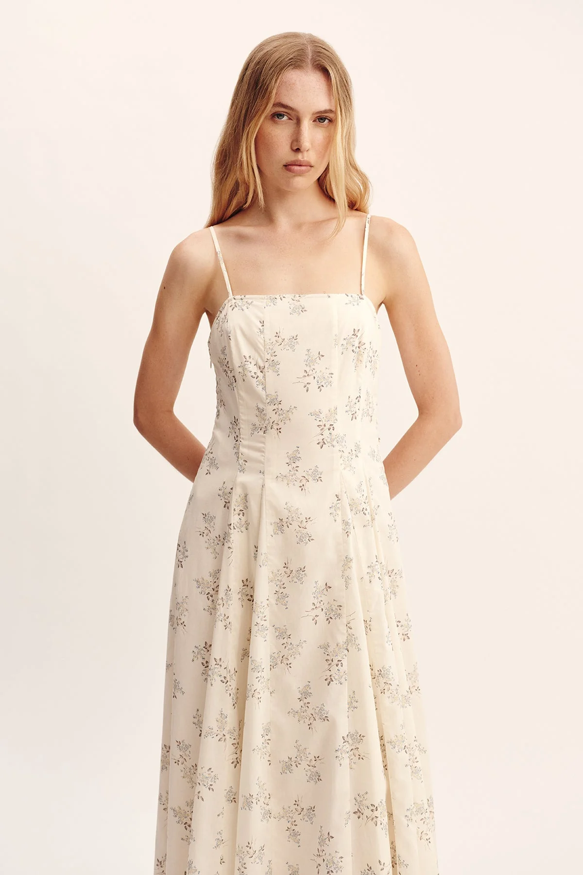 Posse - PALOMA MAXI DRESS - BLUE BLOOMS - Image 2