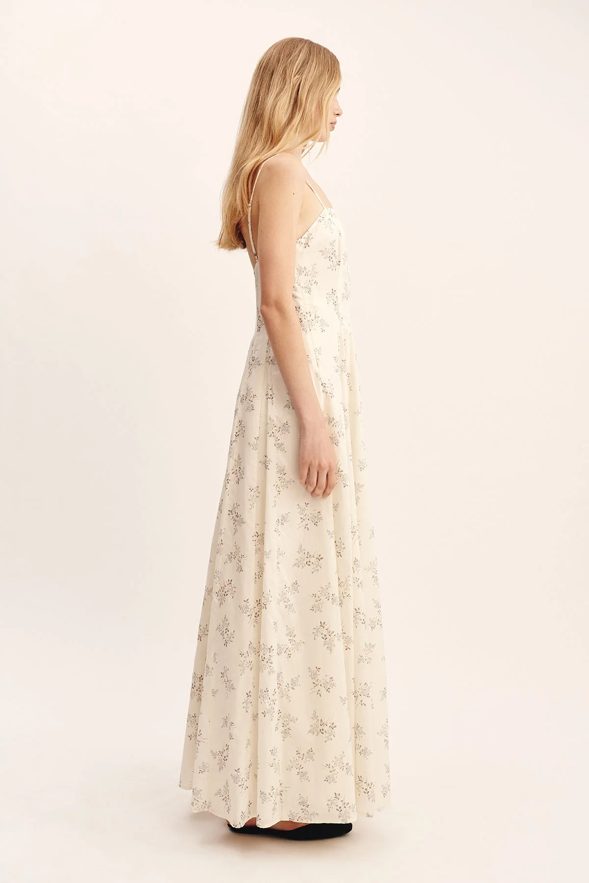 Posse - PALOMA MAXI DRESS - BLUE BLOOMS - Image 3