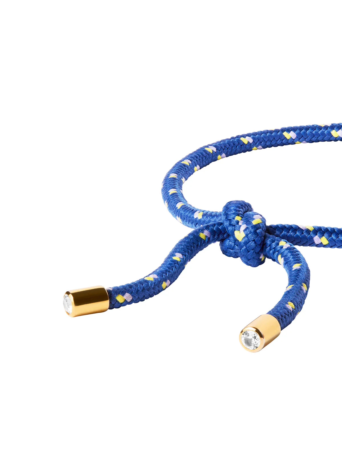 Dorsey - PARACORD BLEU TIE ANKLET, GOLD