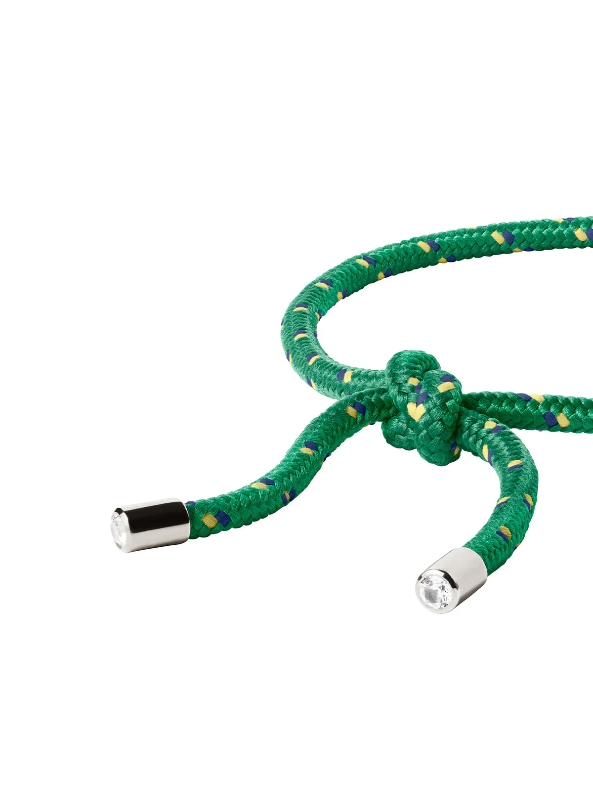 Dorsey - PARACORD VERT TIE ANKLET, SILVER