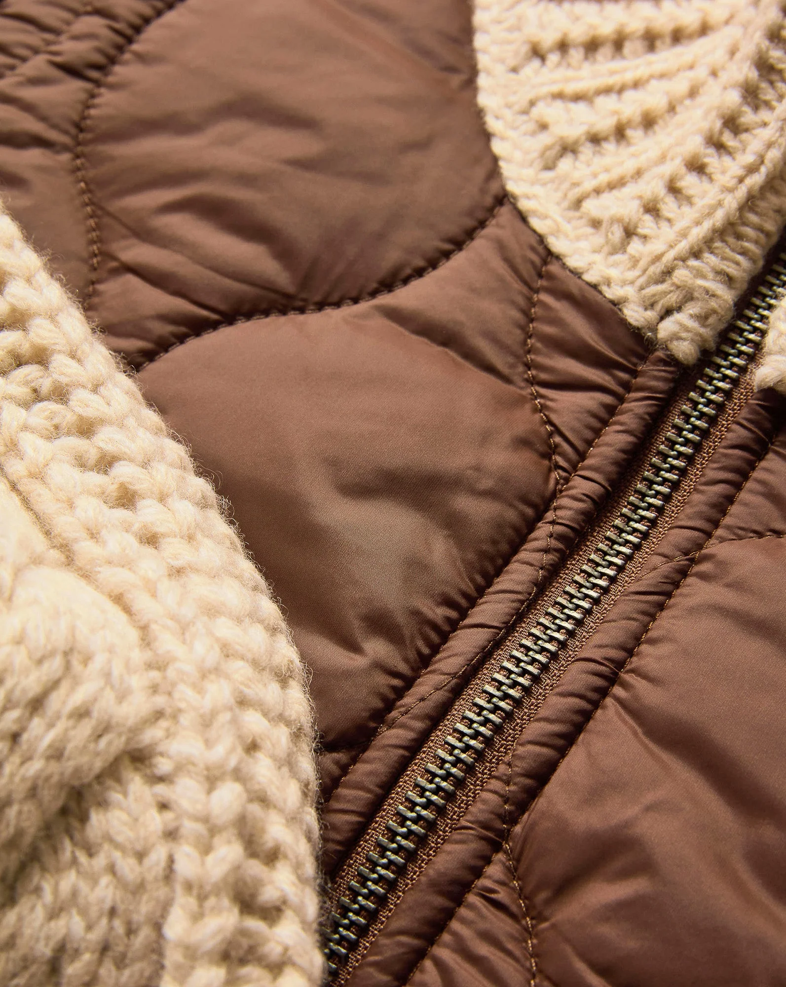 Veronica Beard - Patra Knit - Sleeve Quilted Jacket - Image 3