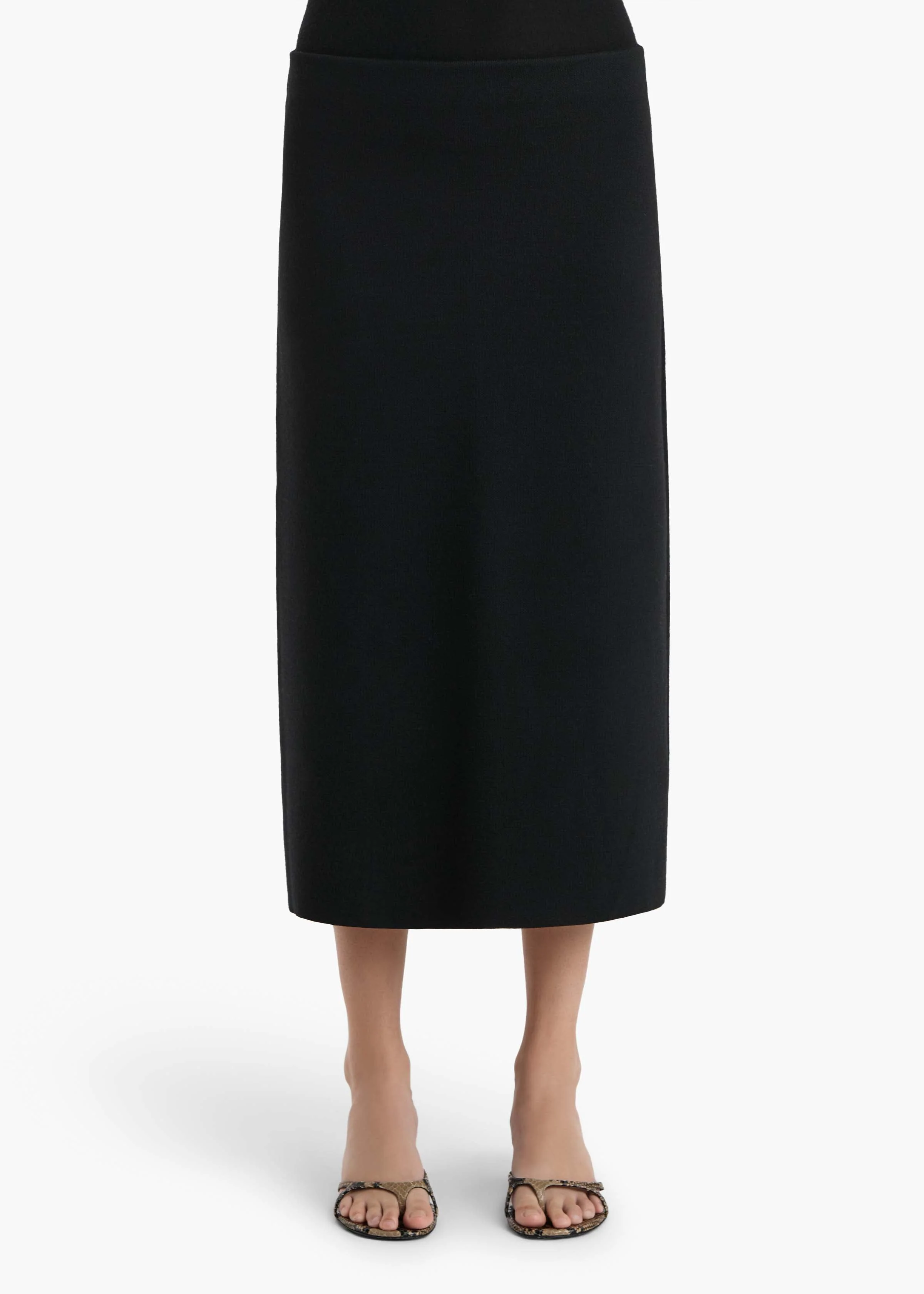 Khaite - Patri Skirt in Black - Image 3