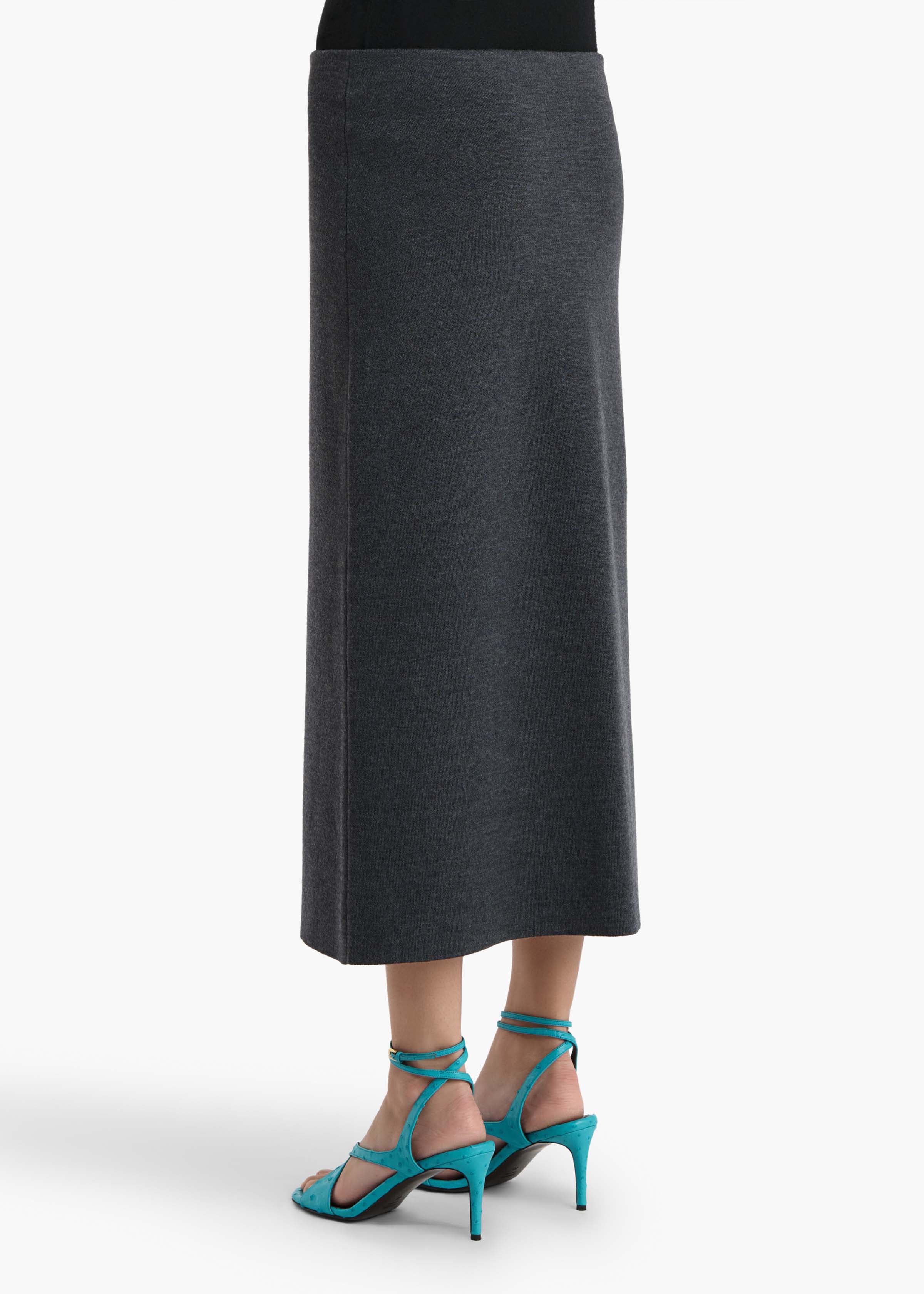 Khaite - Patri Skirt in Storm - Image 4