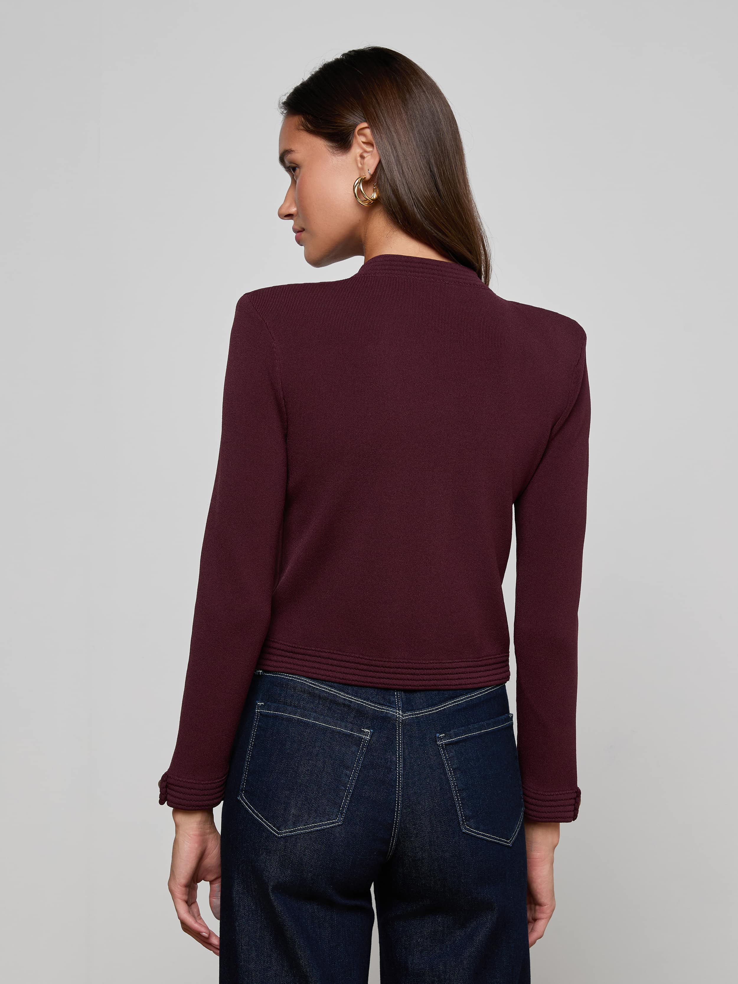 L'AGENCE - Patsy Cropped Cardigan - Image 12