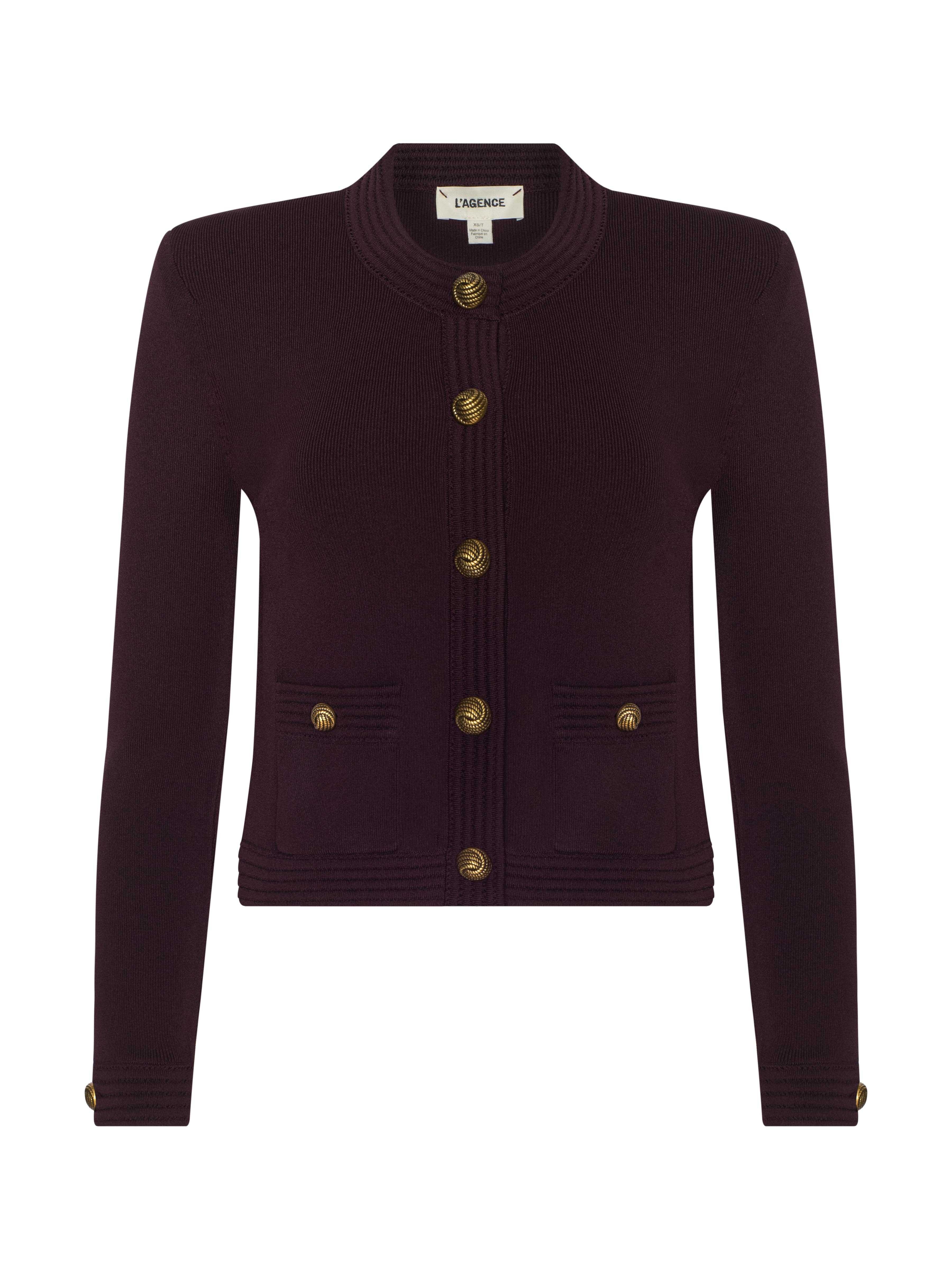 L'AGENCE - Patsy Cropped Cardigan - Image 7