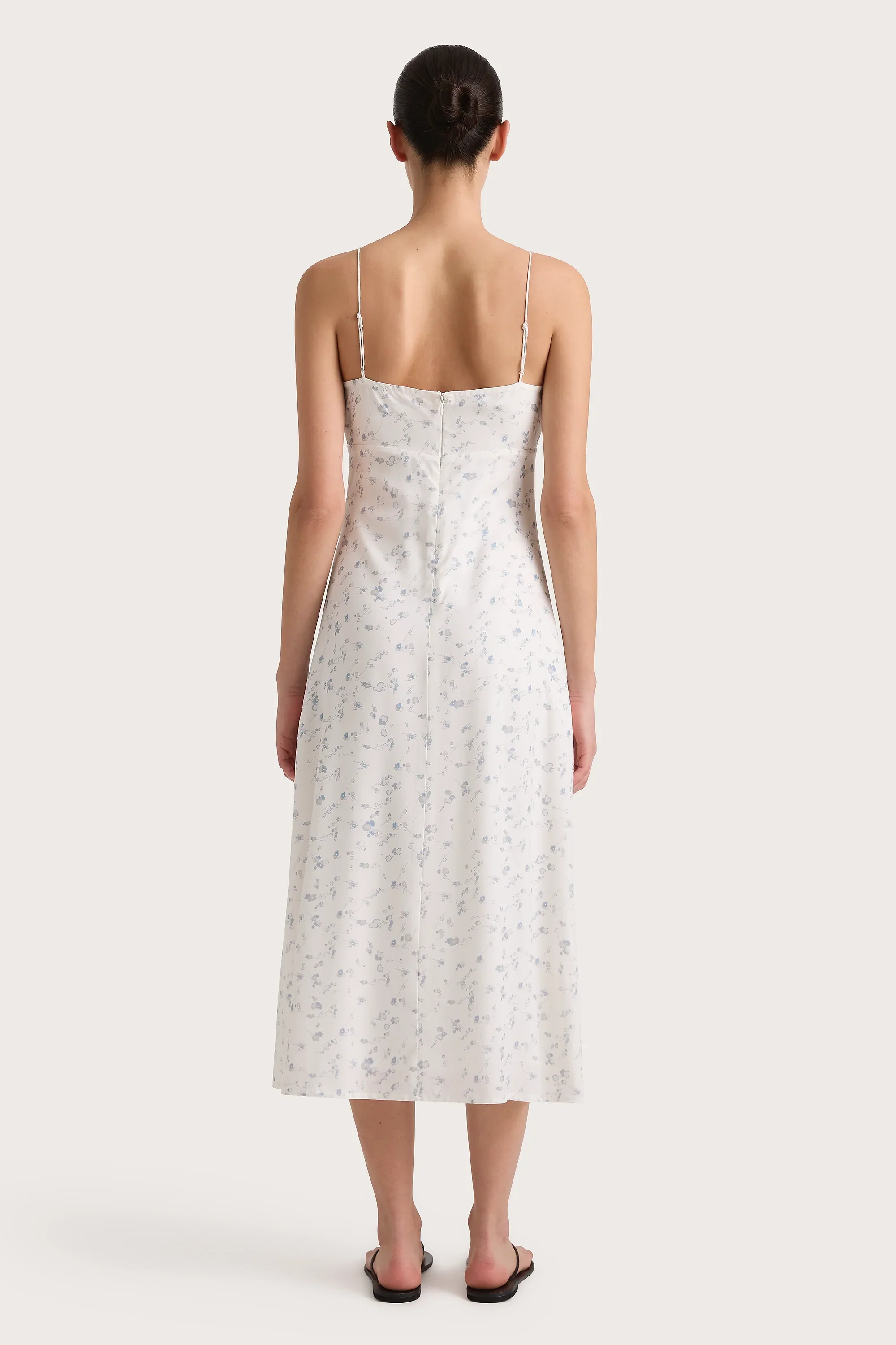 Faithfull - Pau Dress Blossom Egg Shell Powder Blue - Final Sale - Image 4