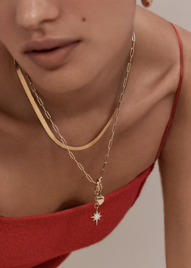 Kinn - Pavé Diamond North Star Pendant - Image 2