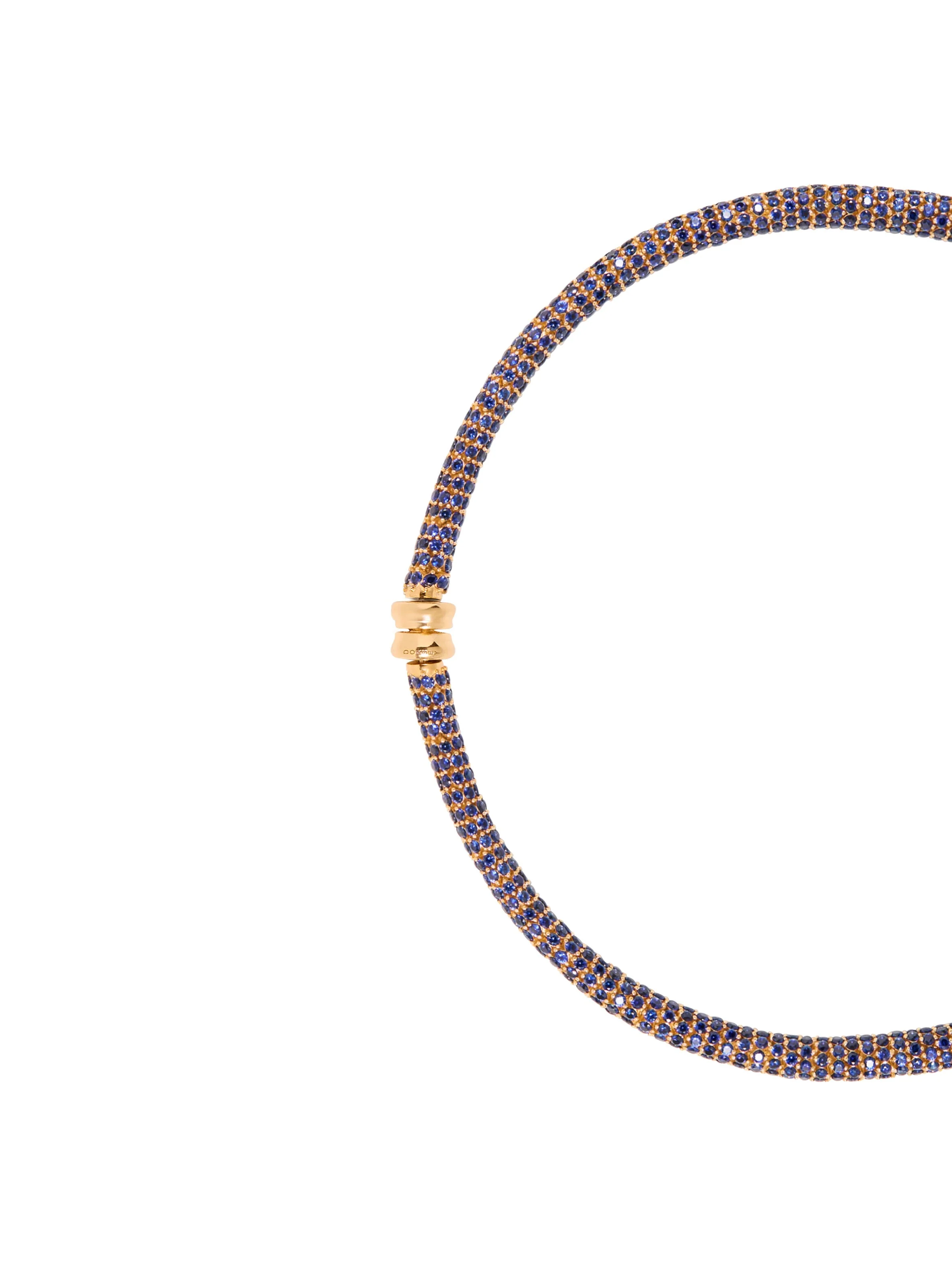Dorsey - CELESTE NECKLACE, LAB BLUE SAPPHIRE, GOLD - Image 2