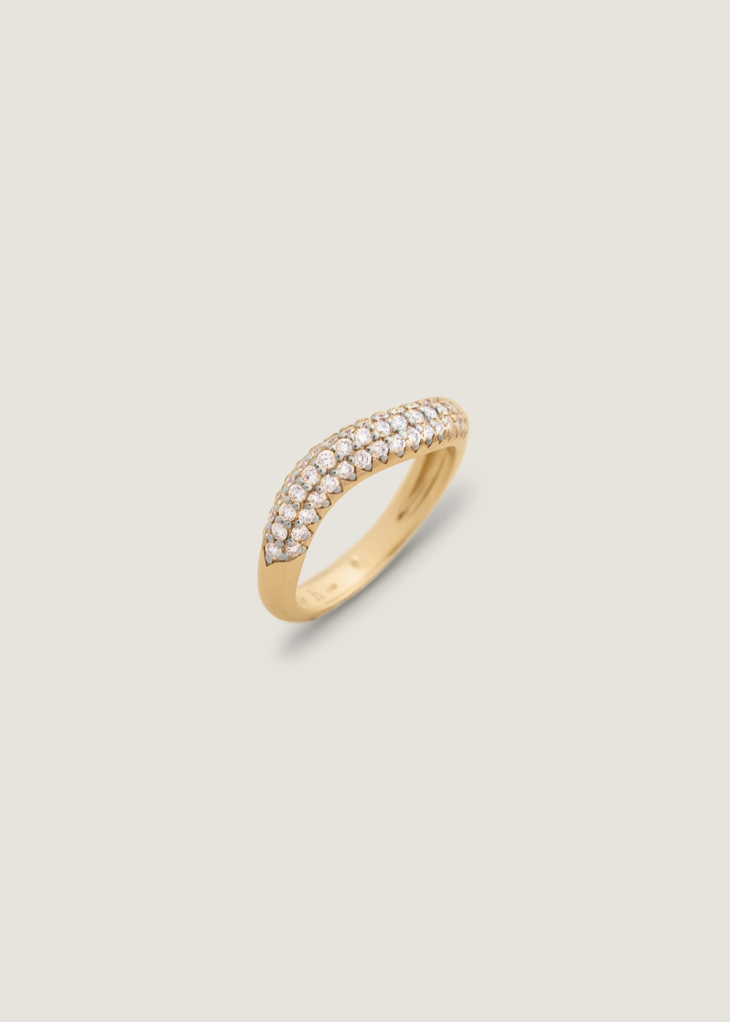 Kinn - Pavé Wave Ring Diamond - Image 5