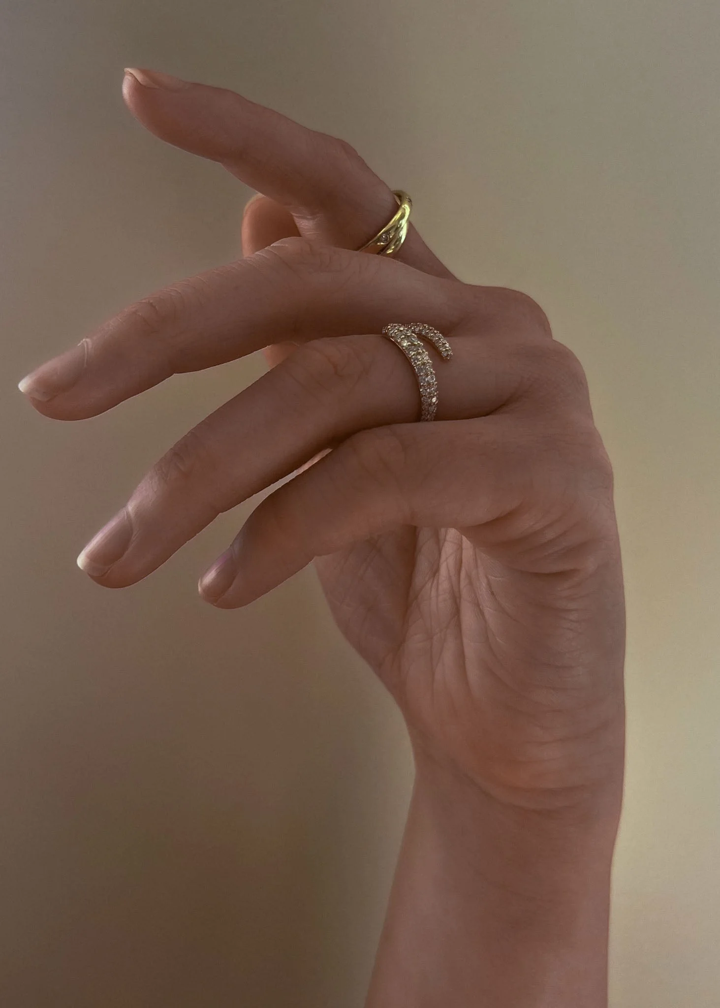Kinn - Pavé Wrap Around Ring Diamond - Image 2