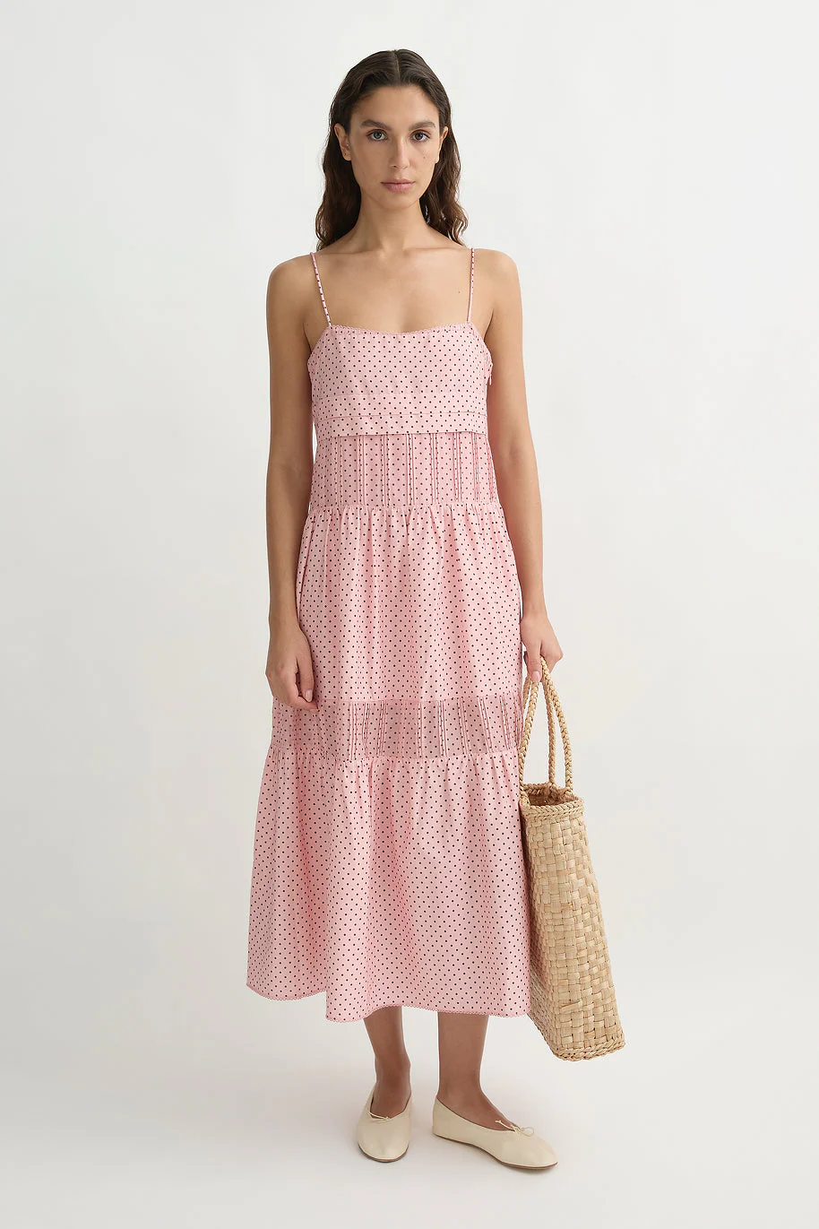 Posse - PEARL DRESS - BERRY CHOC POLKA DOT - Image 6