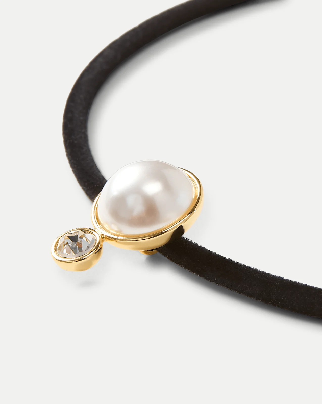 Veronica Beard - Pearl Pendant Cord Necklace - Image 3