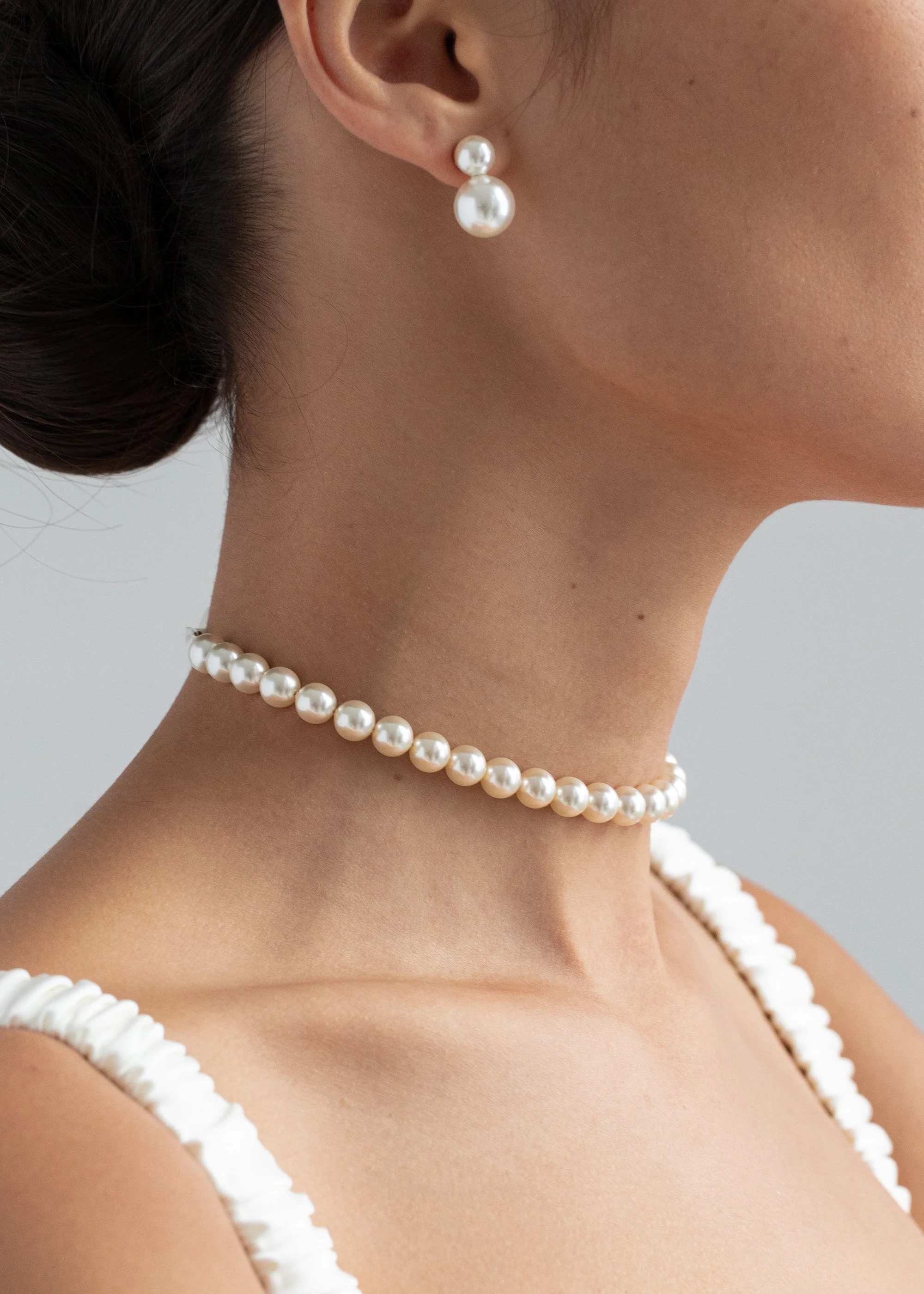 Jennifer Behr - Pearl Ribbon Tie - Image 4