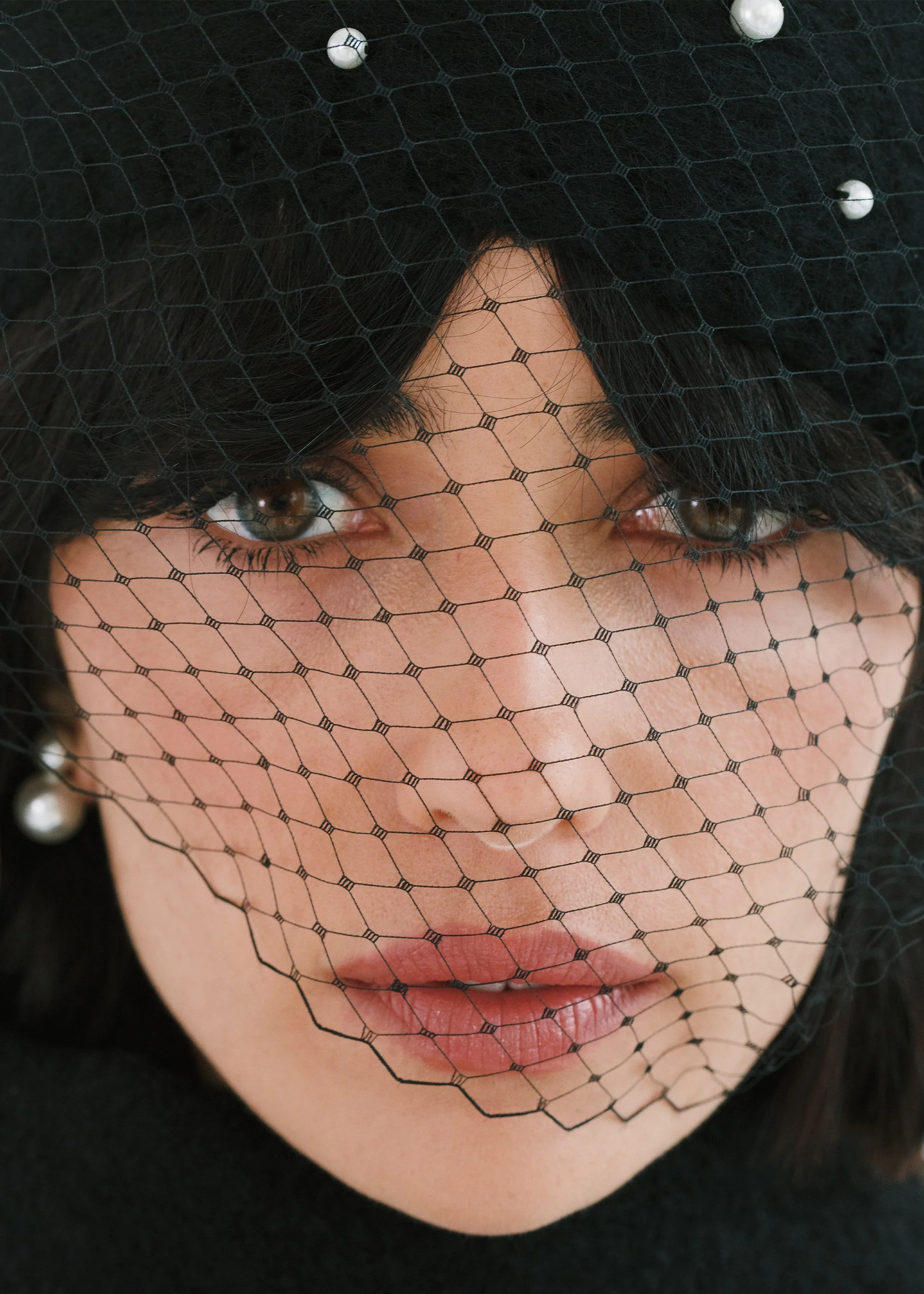 Jennifer Behr - Pearl Voilette Beret - Image 3