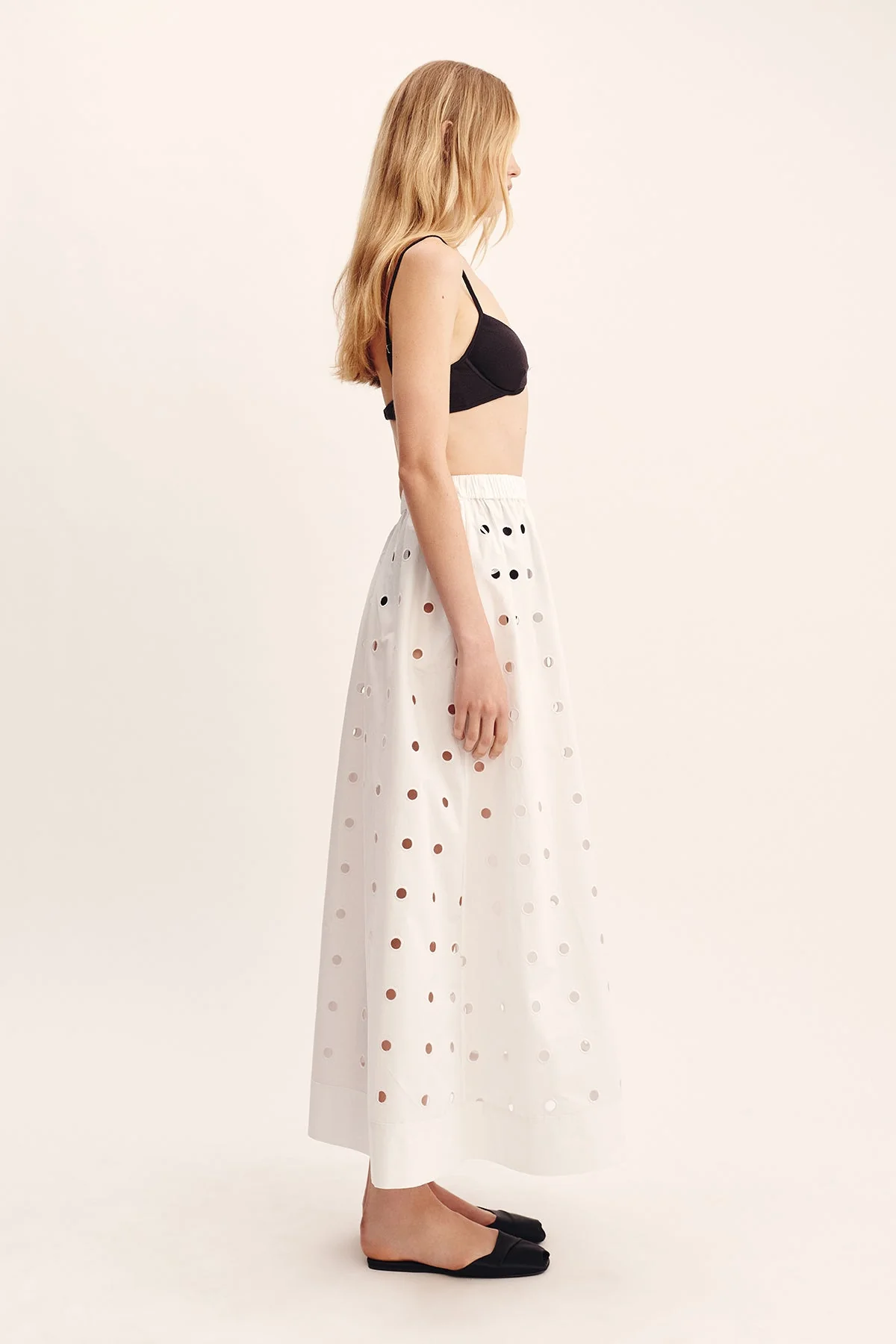 Posse - PEGGY SKIRT - VINTAGE WHITE - Image 3