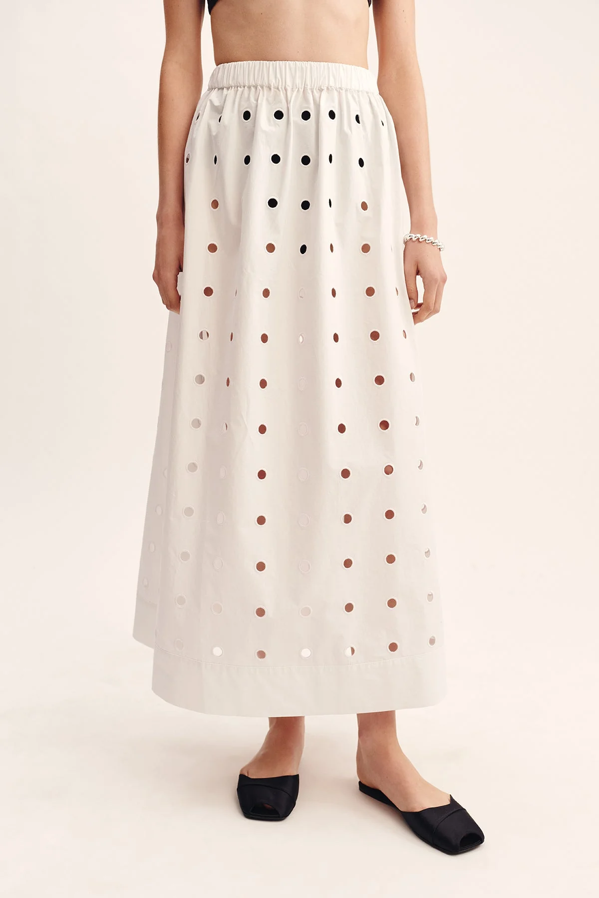 Posse - PEGGY SKIRT - VINTAGE WHITE - Image 5