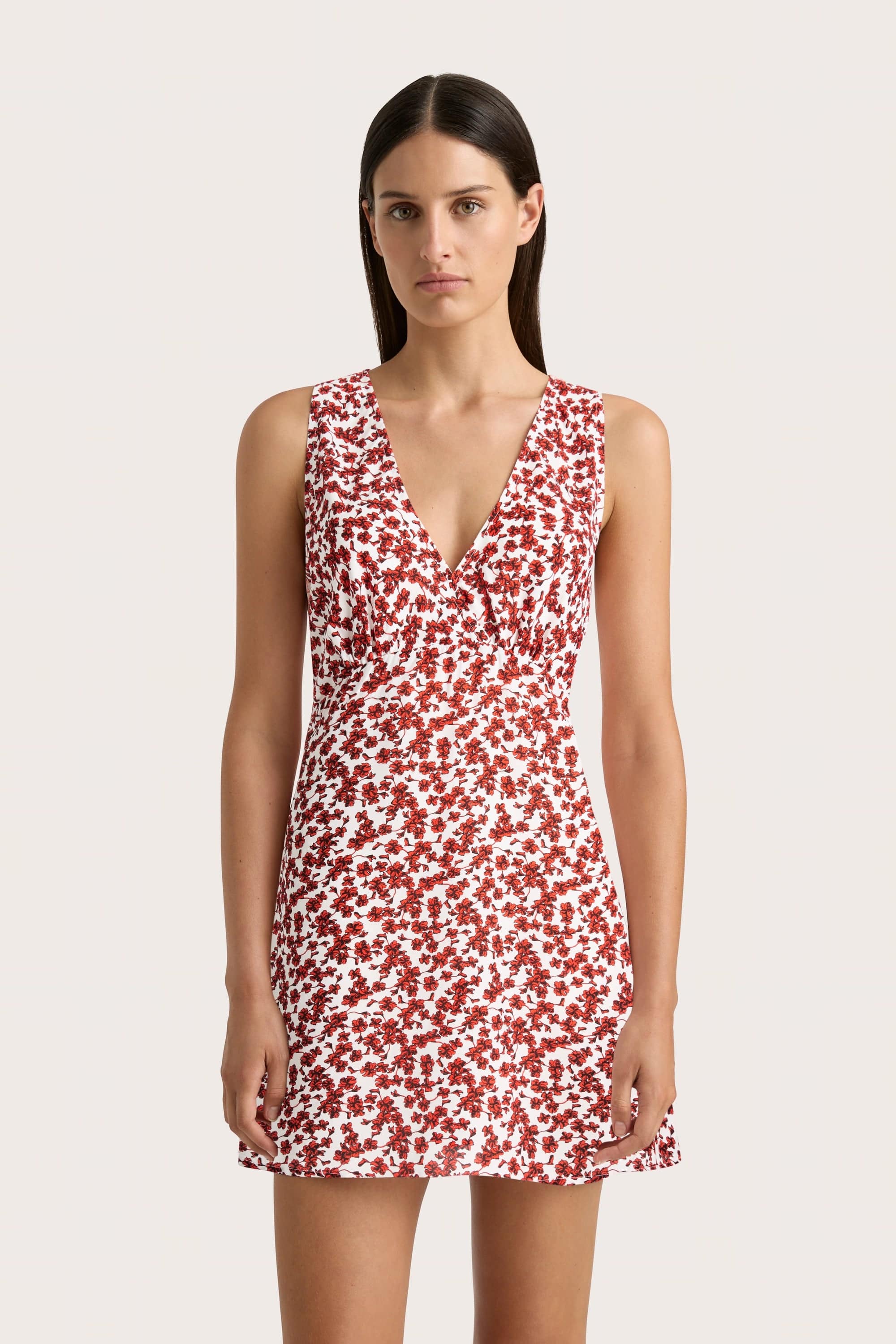 Faithfull - Penne Mini Dress Leilani Red - Final Sale - Image 2