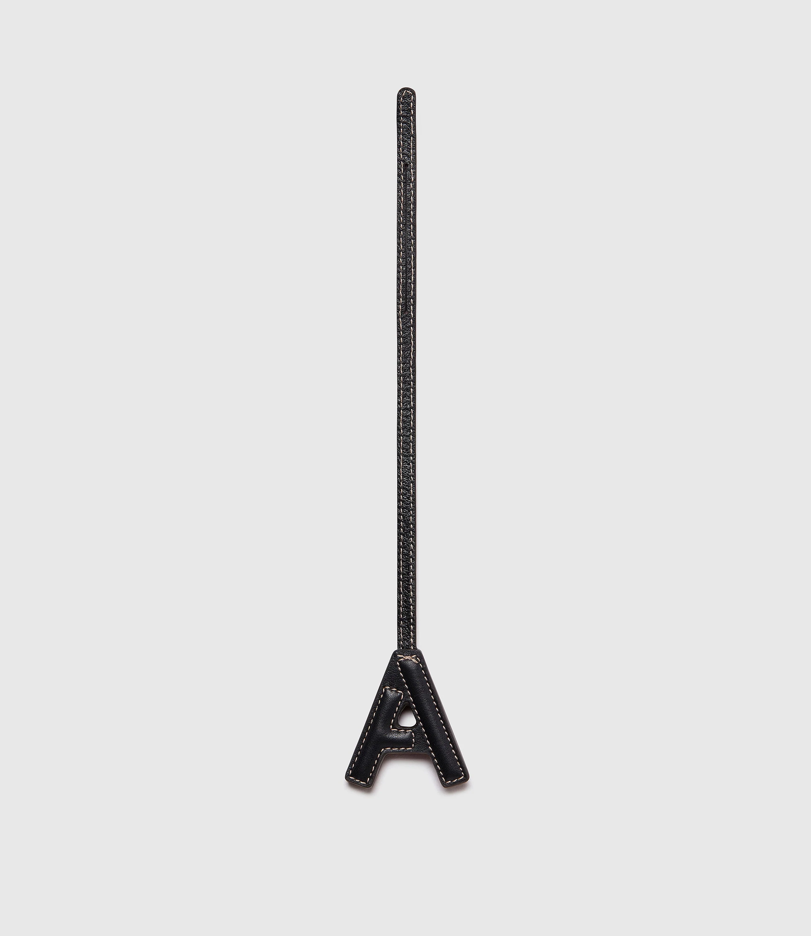 Metier - Personalisation Letter Charm Buffalo Cognac and Black with Salt Stitching - Image 2