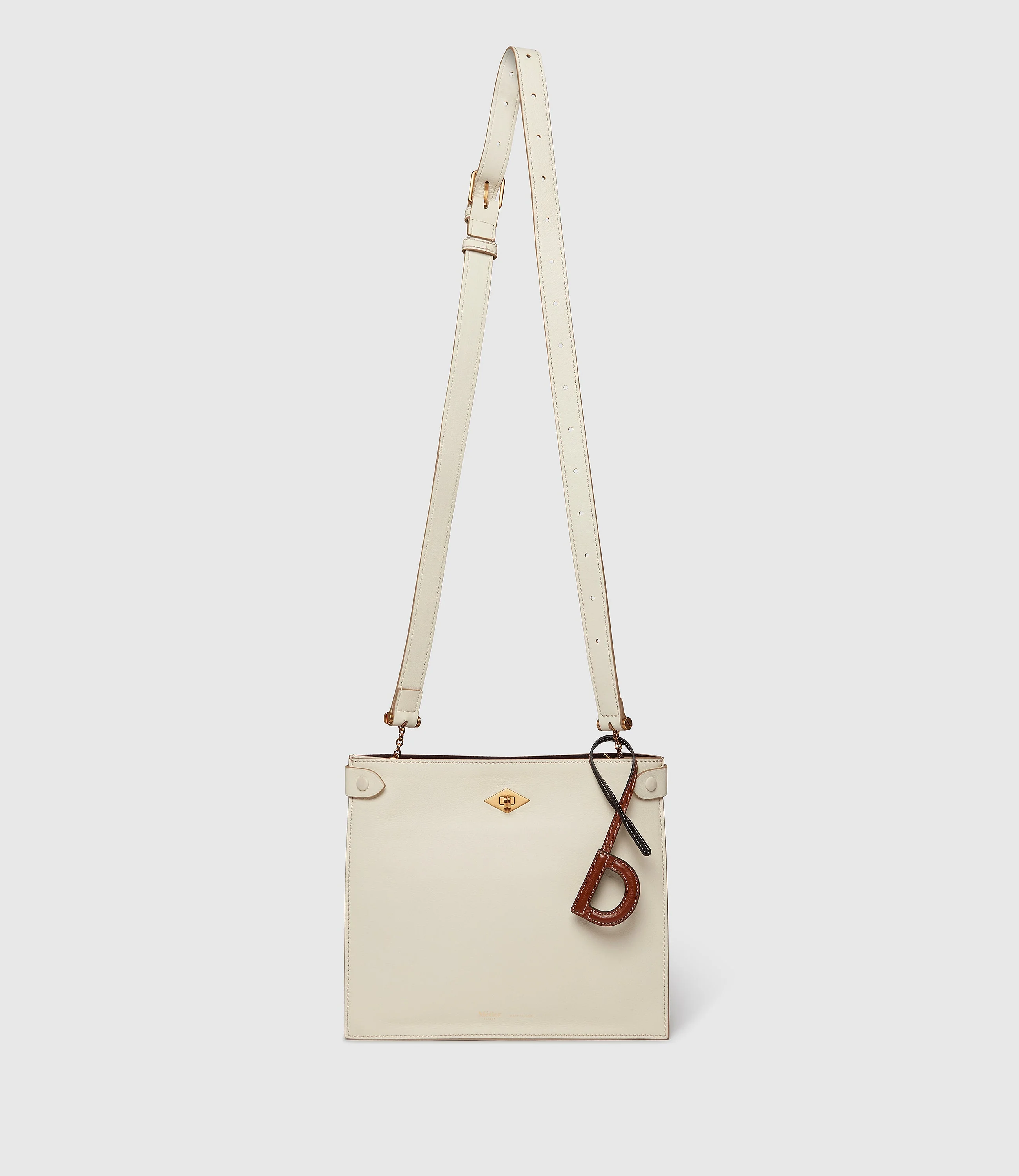 Metier - Personalisation Letter Charm Buffalo Cognac and Black with Salt Stitching - Image 3