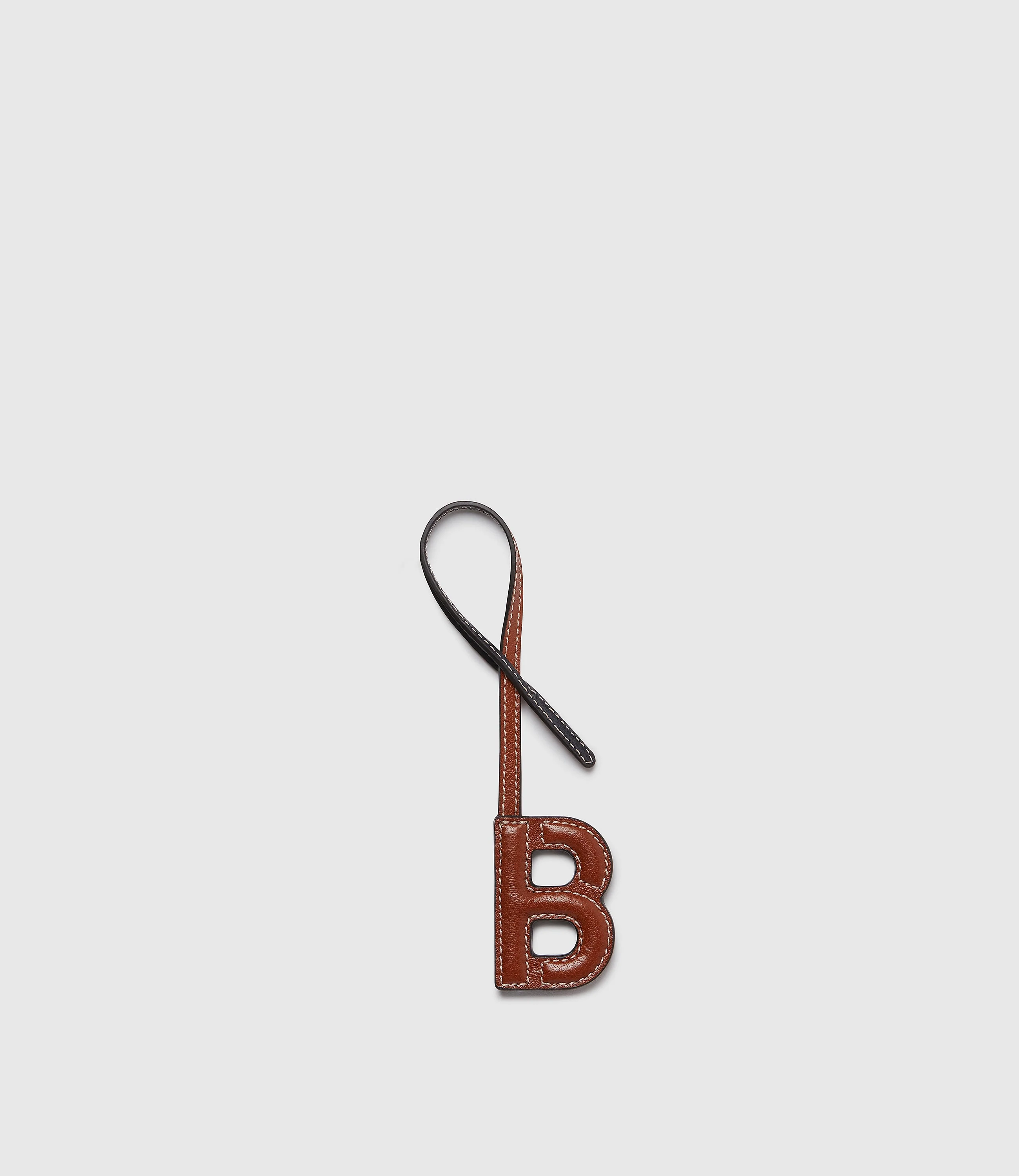 Metier - Personalisation Letter Charm Buffalo Cognac and Black with Salt Stitching - Image 6
