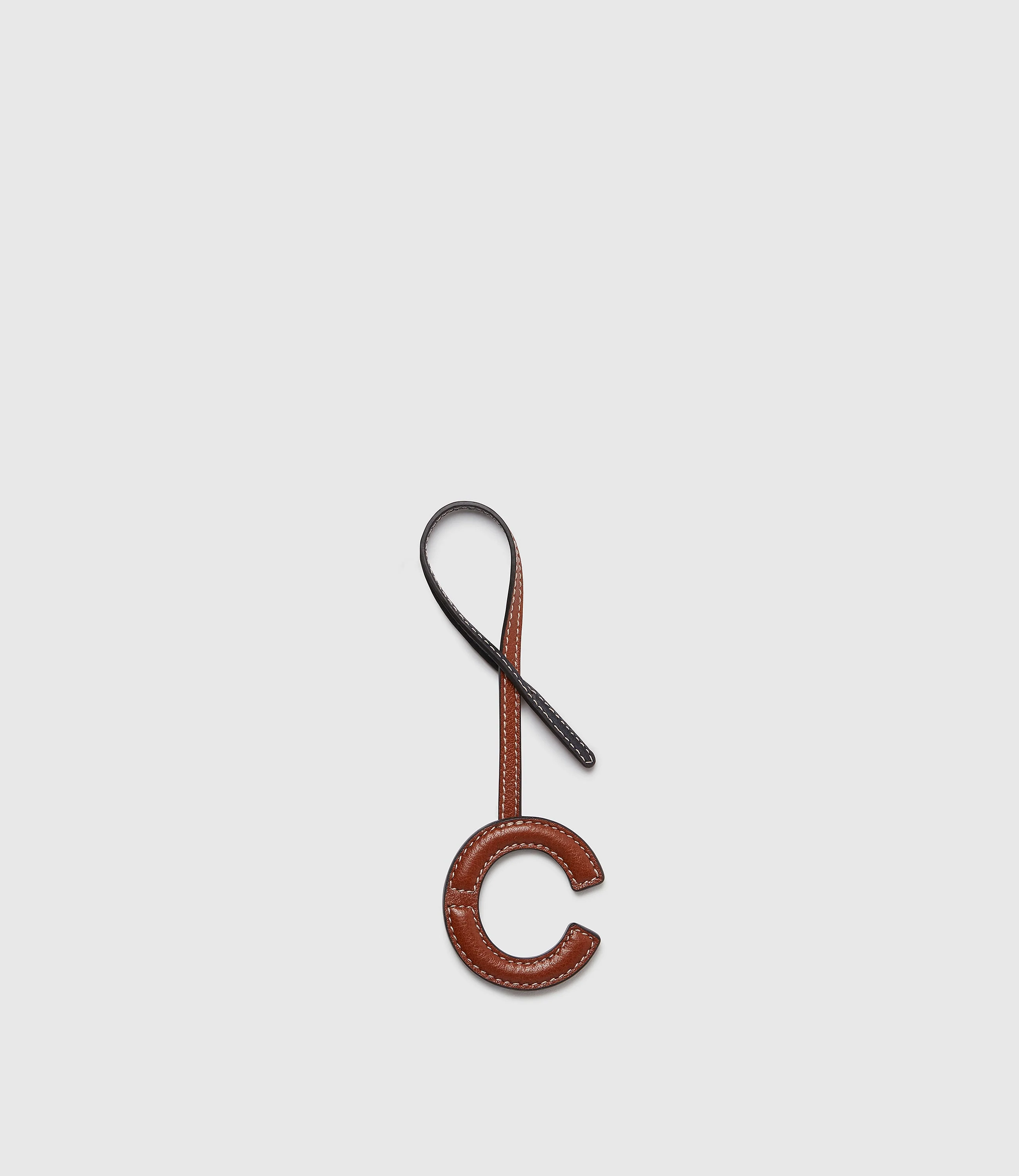 Metier - Personalisation Letter Charm Buffalo Cognac and Black with Salt Stitching - Image 7