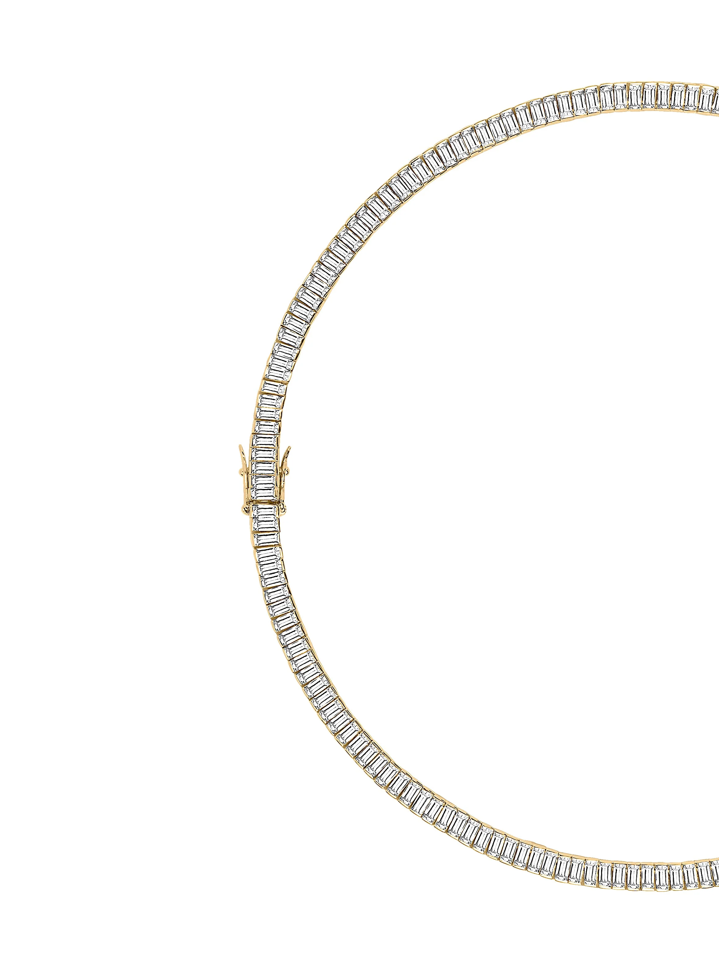 Dorsey - PETITE BESSETTE RIVIÈRE NECKLACE IN MOISSANITE - Image 2