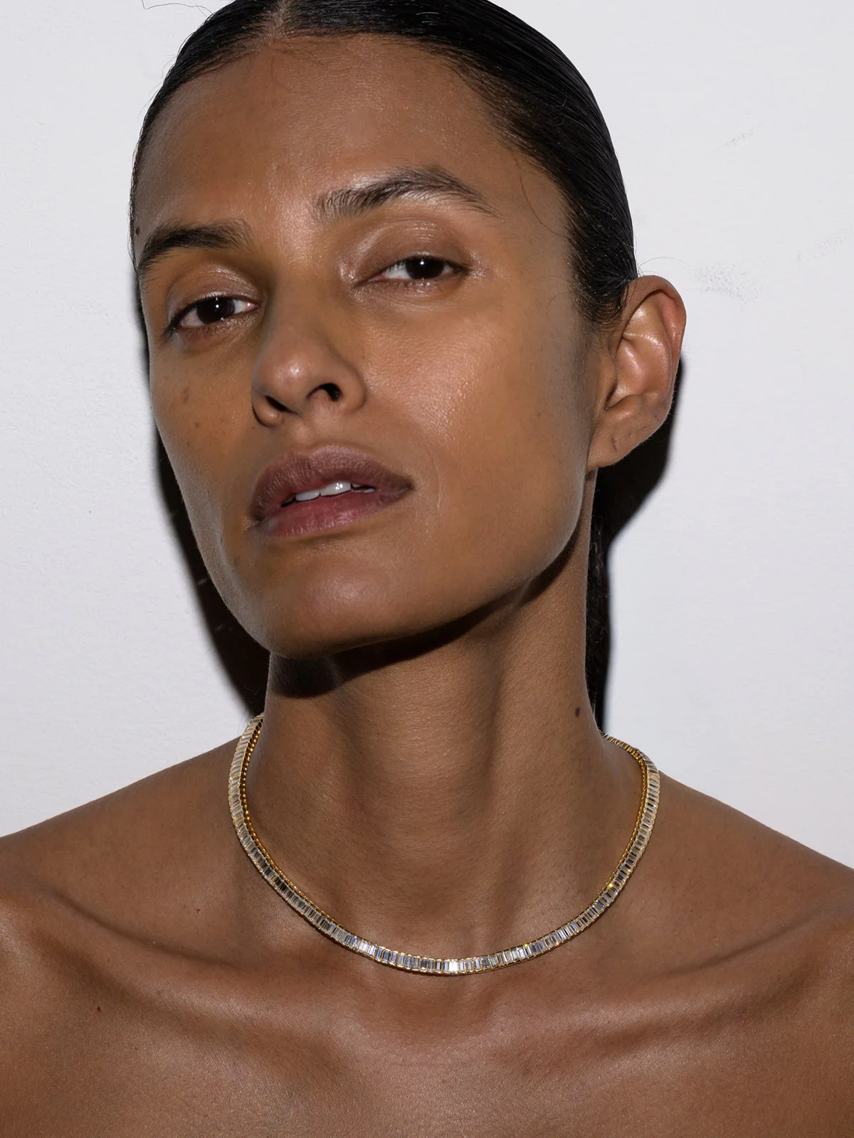 Dorsey - PETITE BESSETTE RIVIÈRE NECKLACE IN MOISSANITE - Image 4