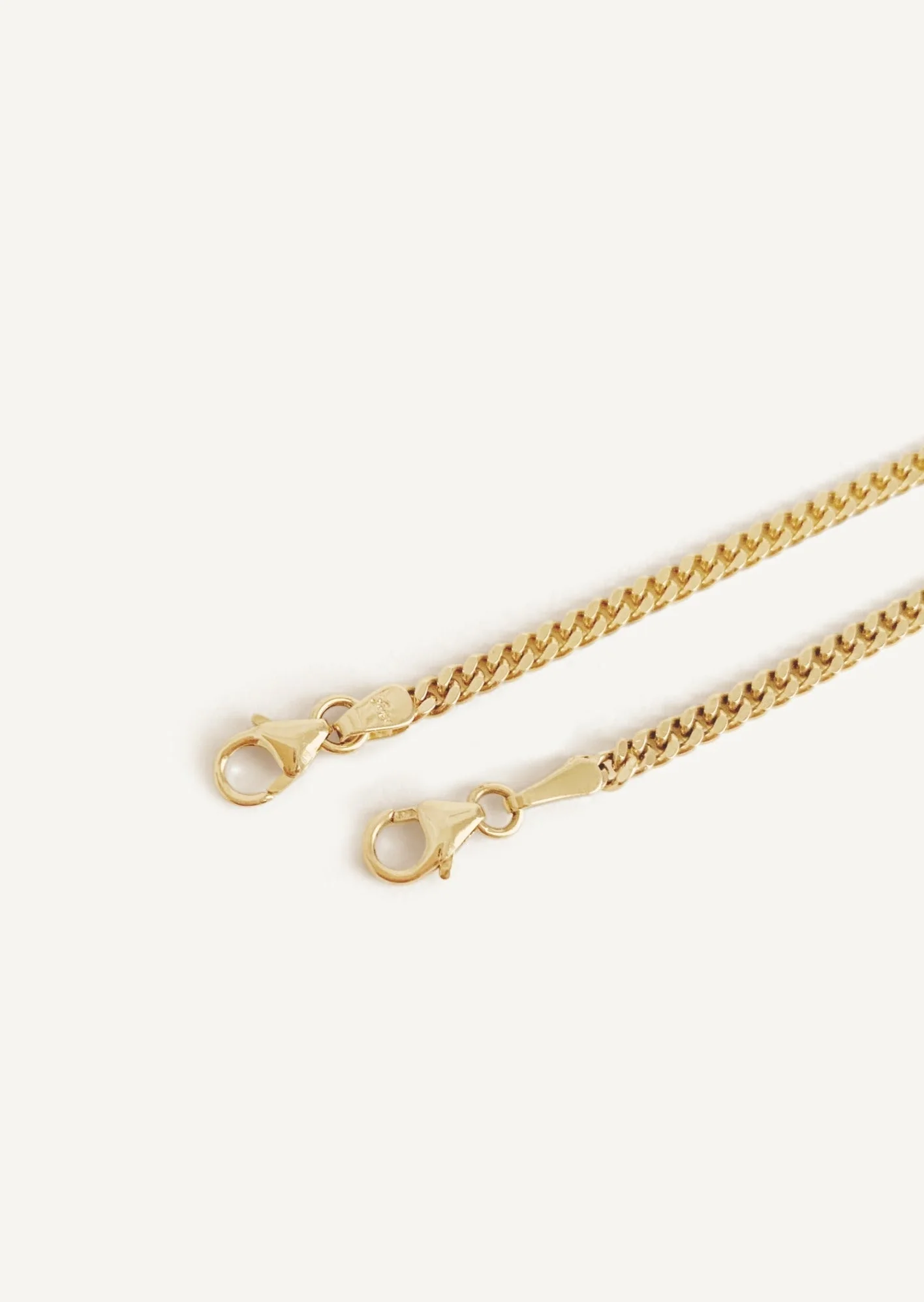 Kinn - Petite Capri Curb Chain Bracelet Diamond - Image 8