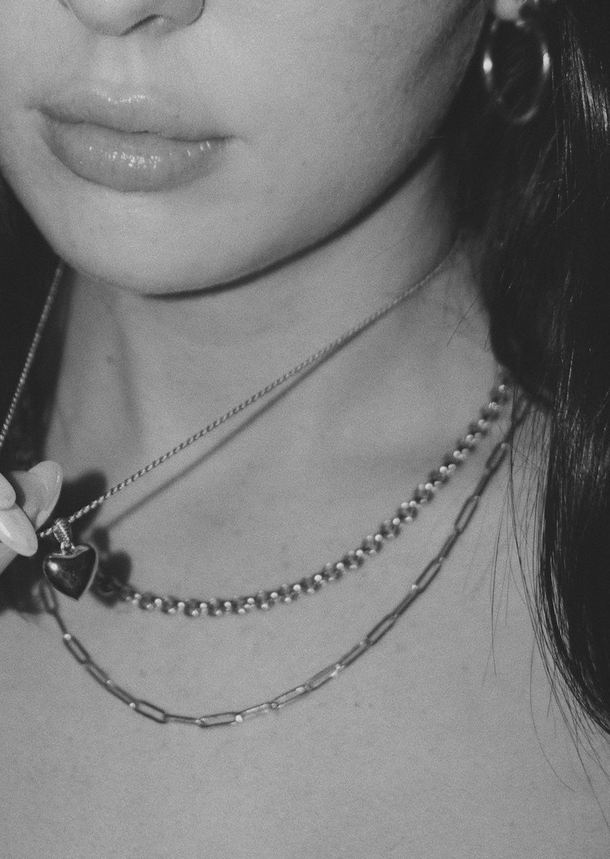 Kinn - Petite Close To My Heart Necklace Silver - Image 3