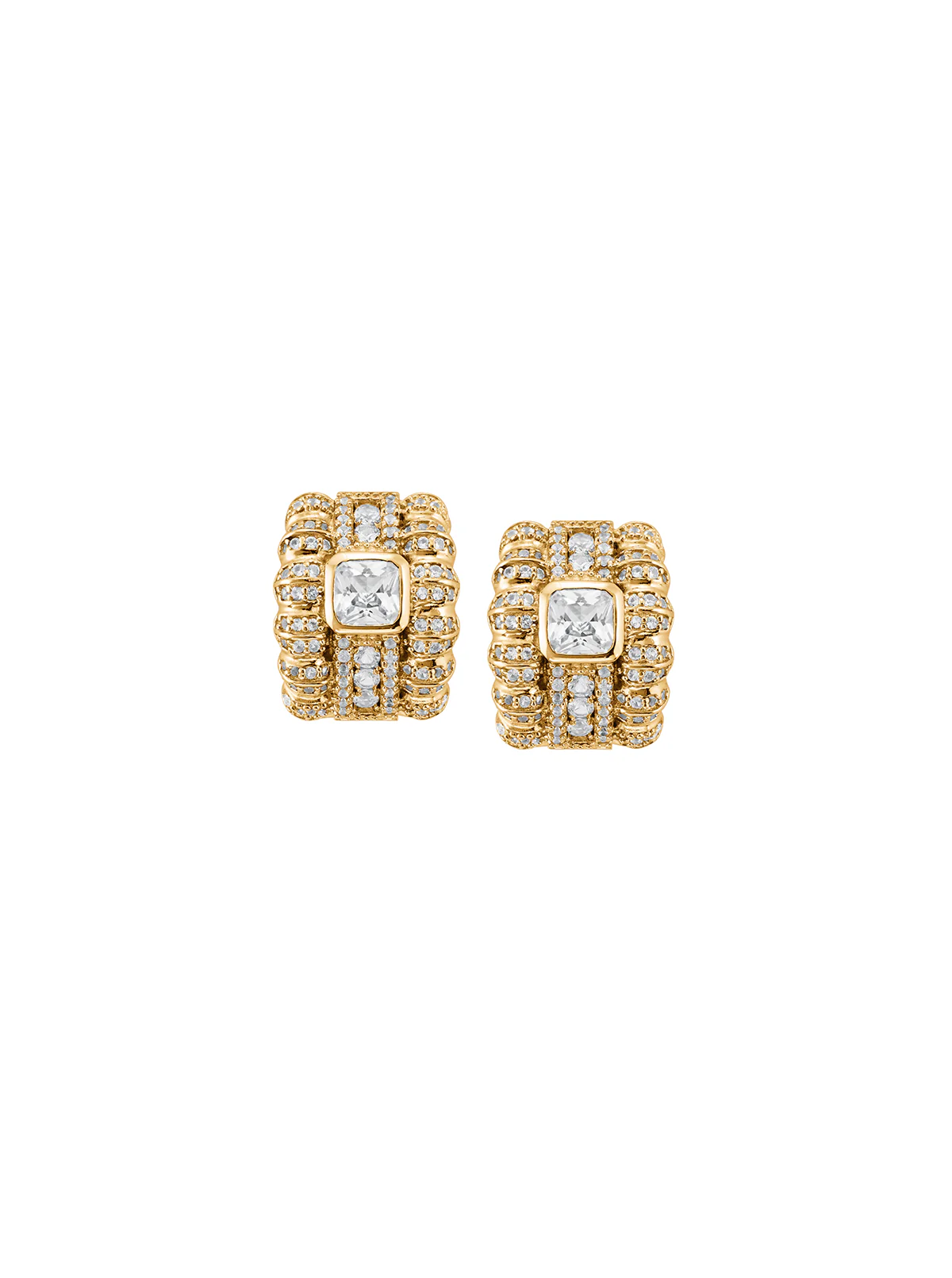 Dorsey - PETITE CRAWFORD EARRINGS IN LAB WHITE SAPPHIRE