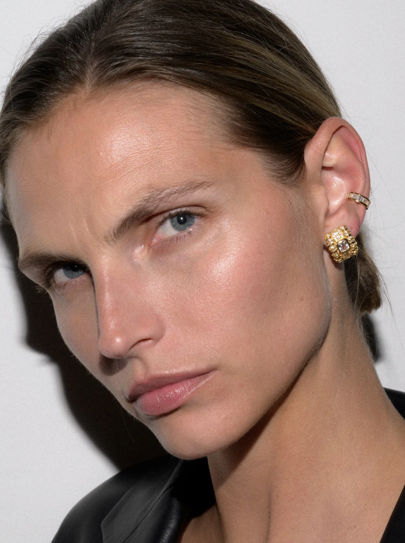 Dorsey - PETITE CRAWFORD EARRINGS IN LAB WHITE SAPPHIRE - Image 3