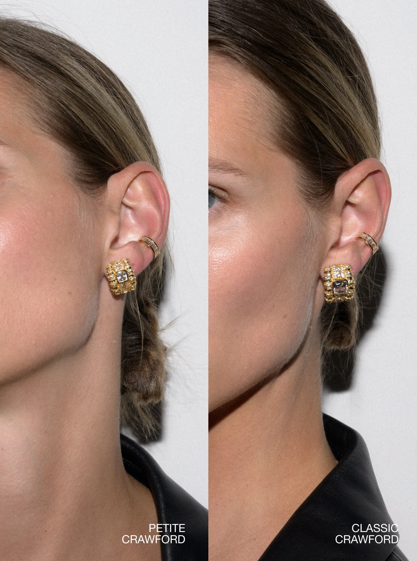 Dorsey - PETITE CRAWFORD EARRINGS IN LAB WHITE SAPPHIRE - Image 5