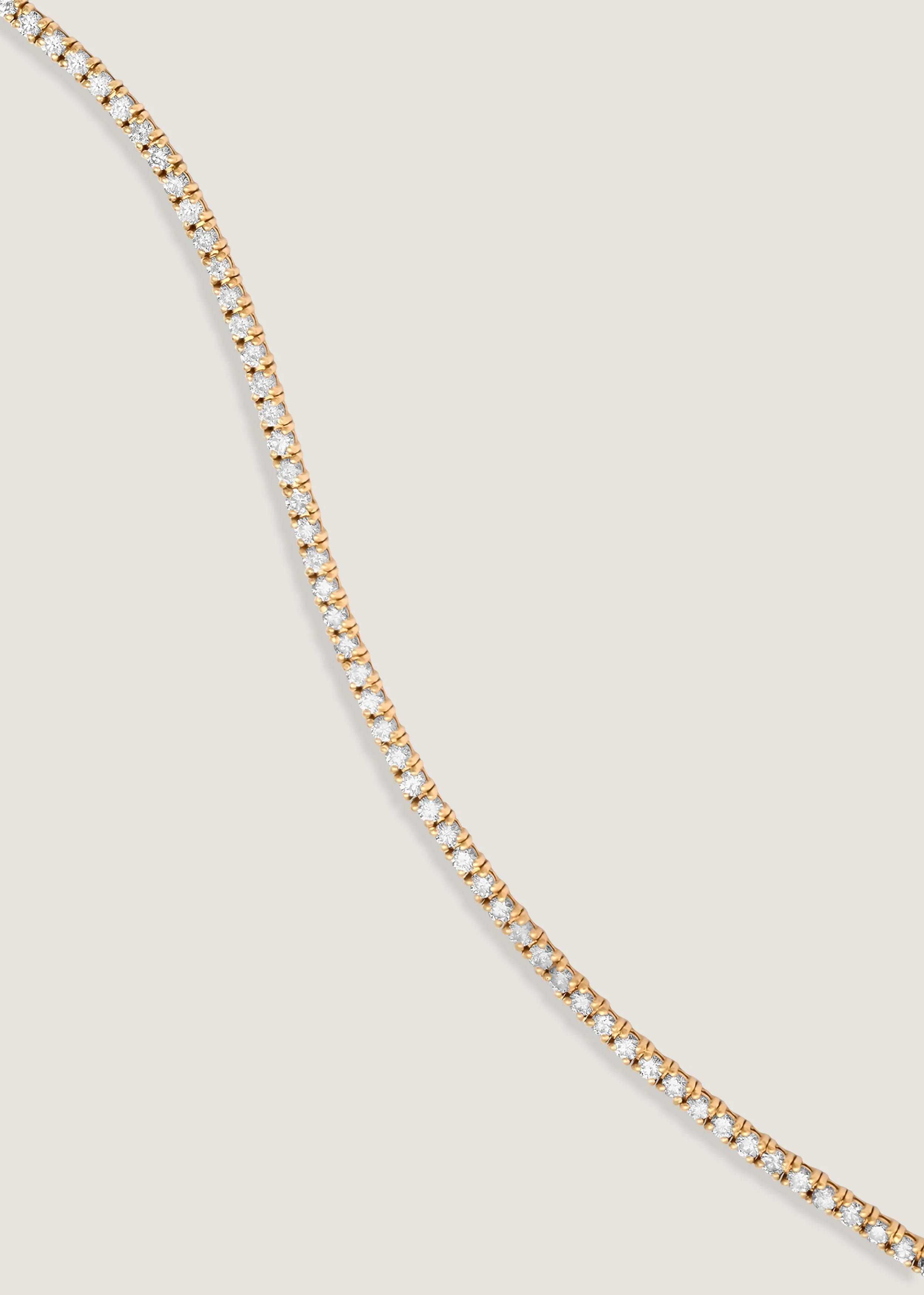 Kinn - Classic Diana Tennis Bracelet 2.90ctw Yellow Gold - Image 5