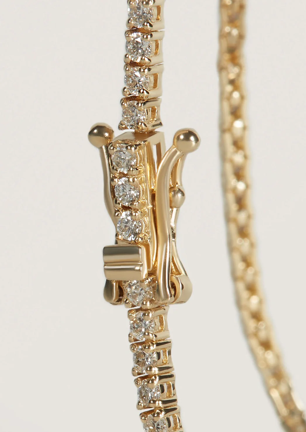 Kinn - Classic Diana Tennis Bracelet 2.90ctw Yellow Gold - Image 9