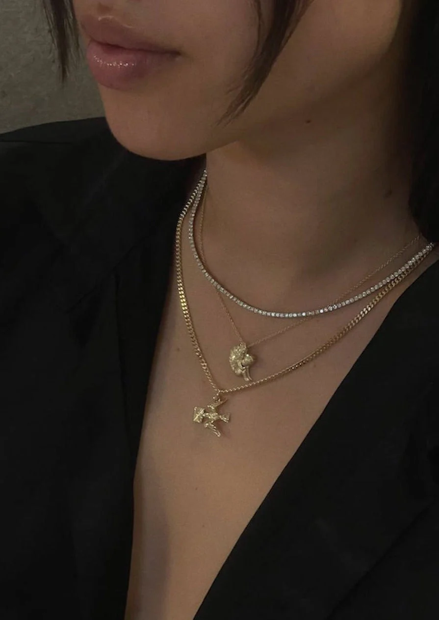 Kinn - Petite Diana Tennis Necklace Diamond 5.0ctw White Gold - Image 6
