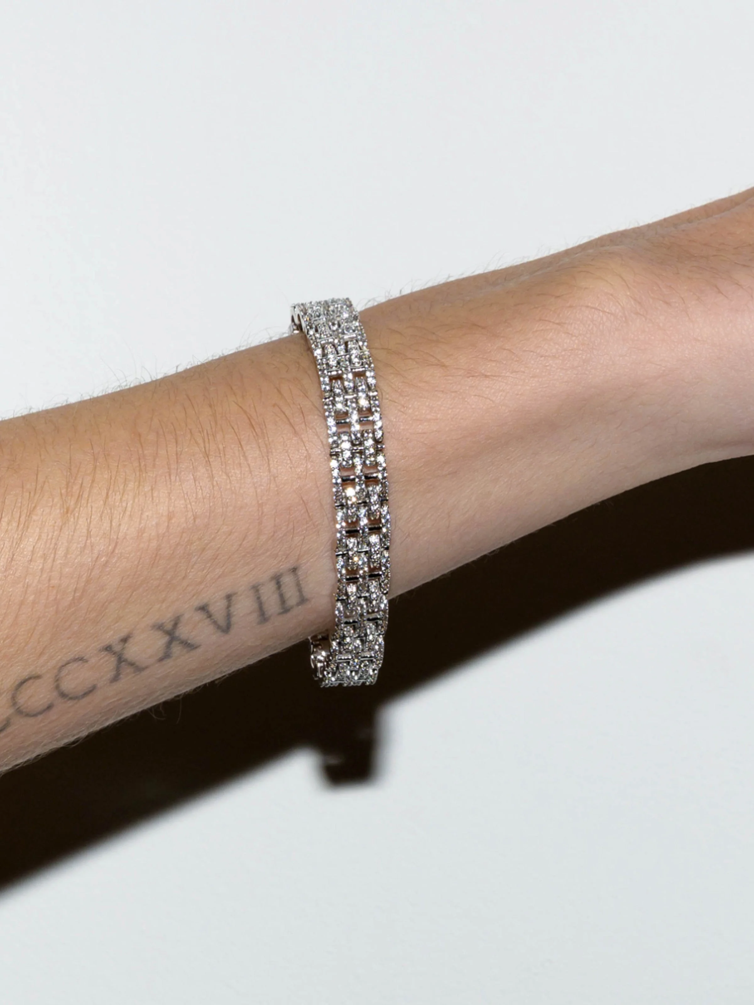 Dorsey - PETITE BENEDETTA BRACELET IN LAB WHITE SAPPHIRE - Image 3