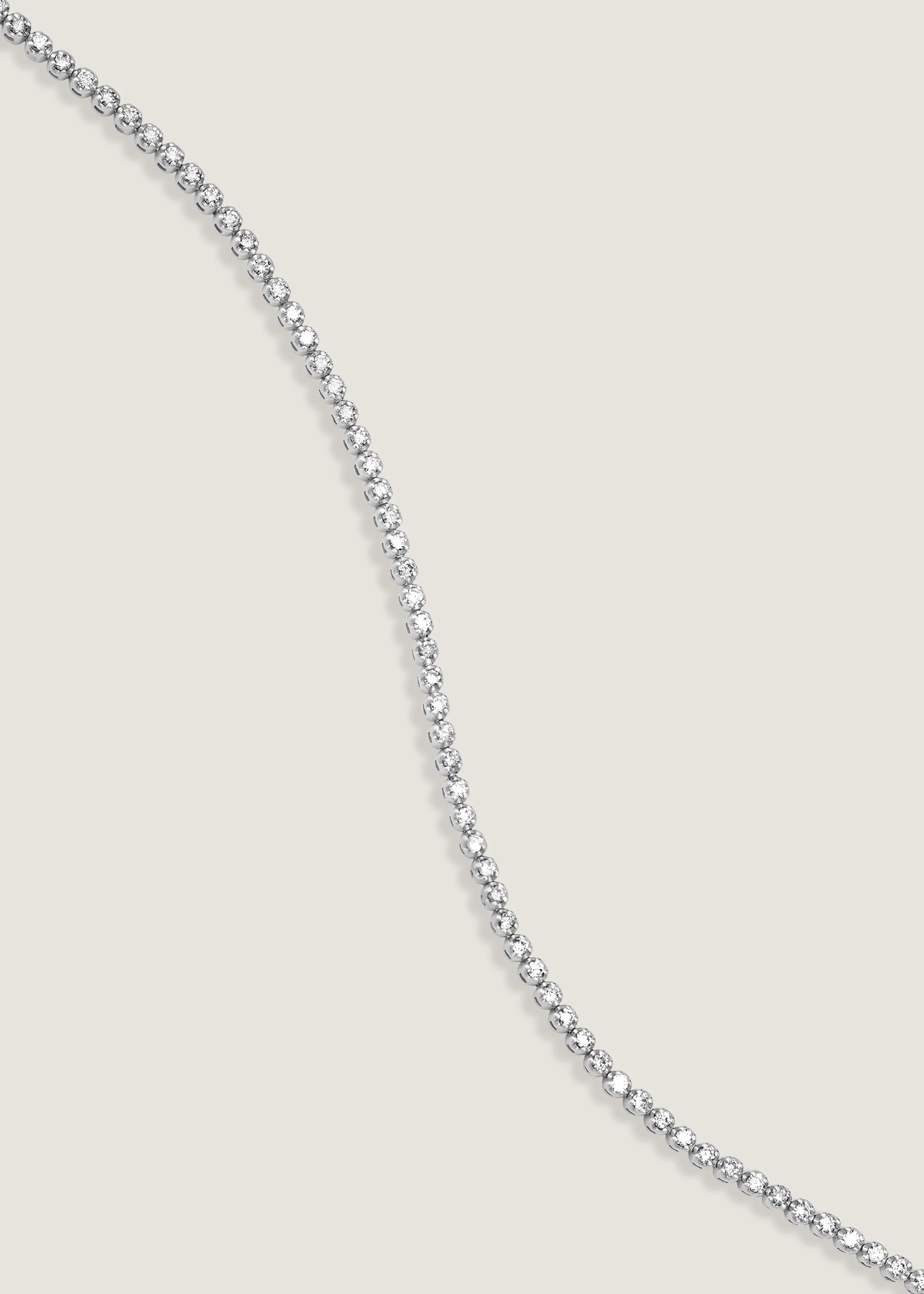 Kinn - Petite Madison Tennis Bracelet Diamond White Gold - Image 3