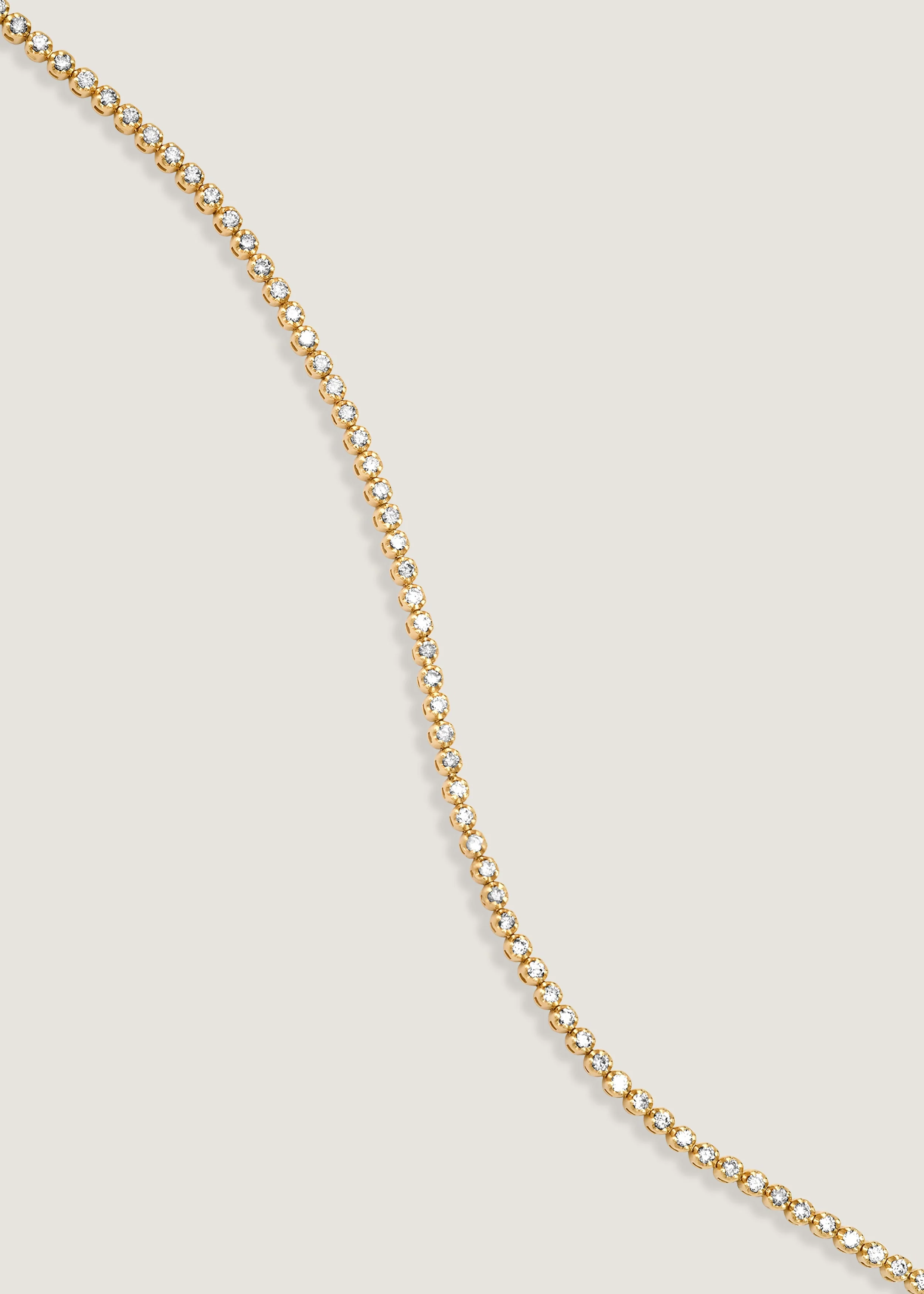 Kinn - Petite Madison Tennis Bracelet Diamond Yellow Gold - Image 4