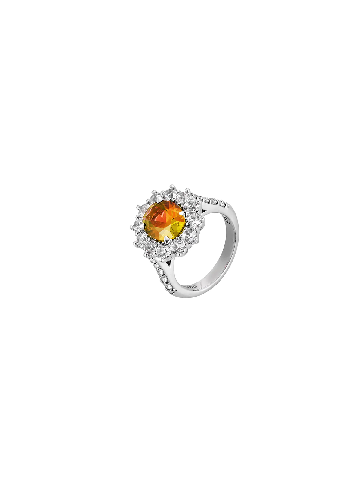 Dorsey - PETITE SPENCER, LAB YELLOW SAPPHIRE RING, SILVER - Image 2