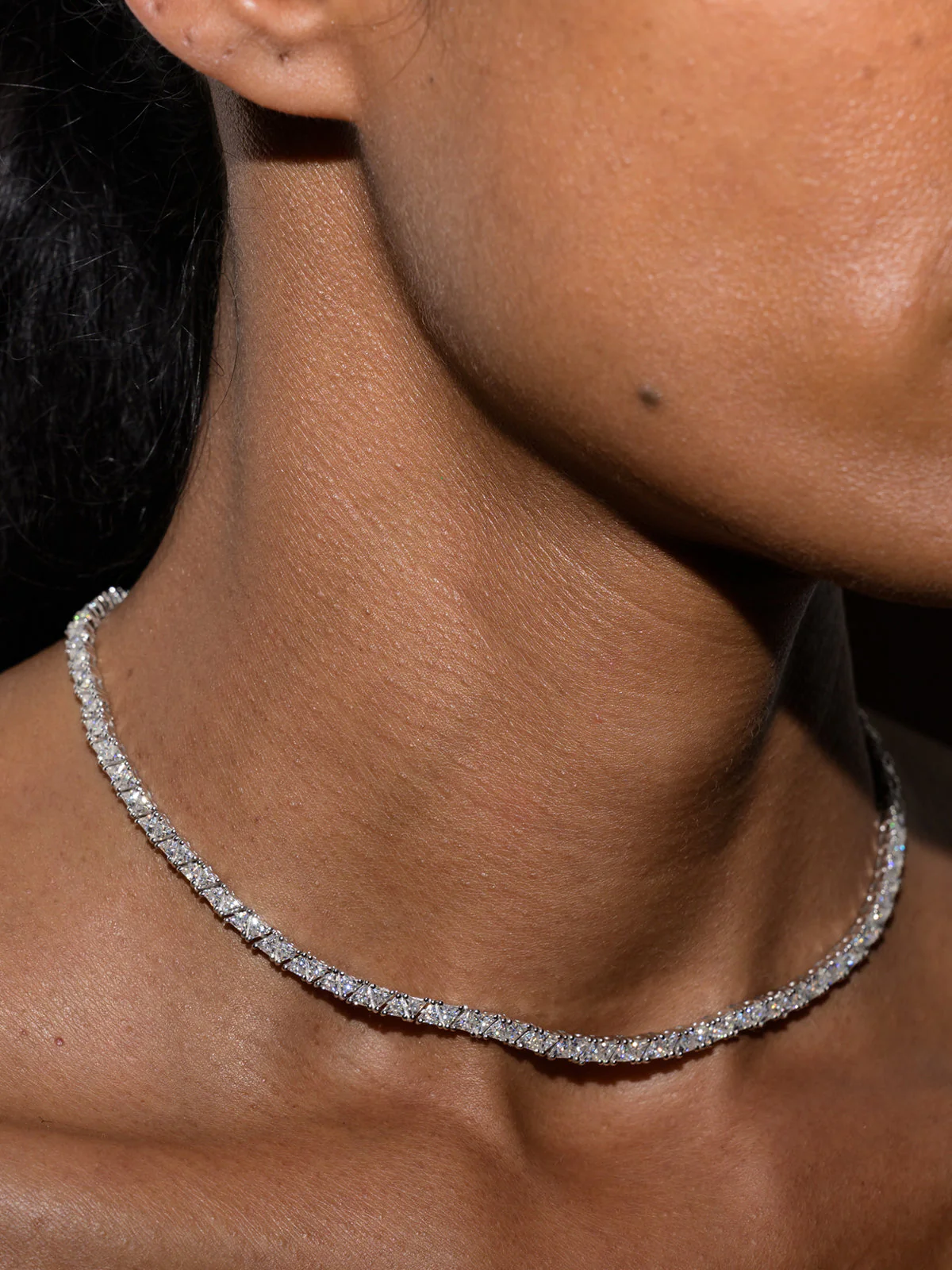 Dorsey - PETITE THEODORA RIVIÈRE NECKLACE IN MOISSANITE - Image 3