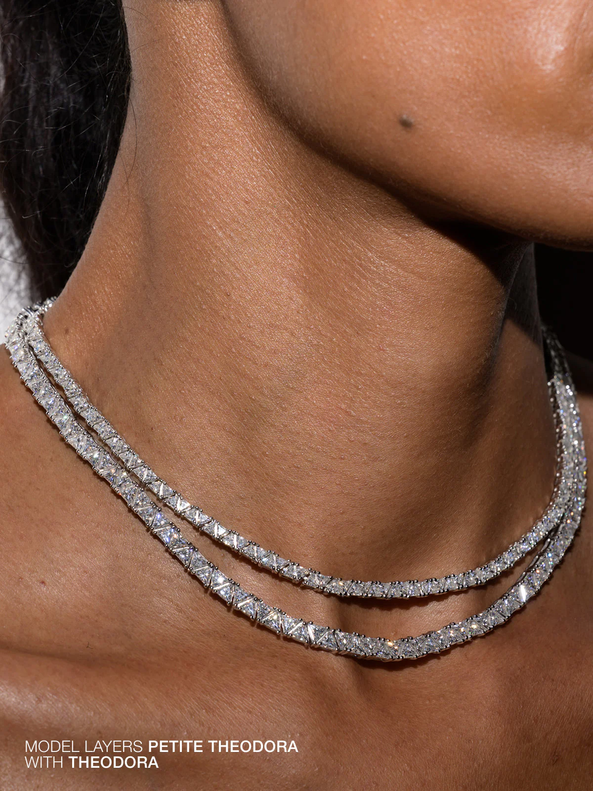 Dorsey - PETITE THEODORA RIVIÈRE NECKLACE IN MOISSANITE - Image 4