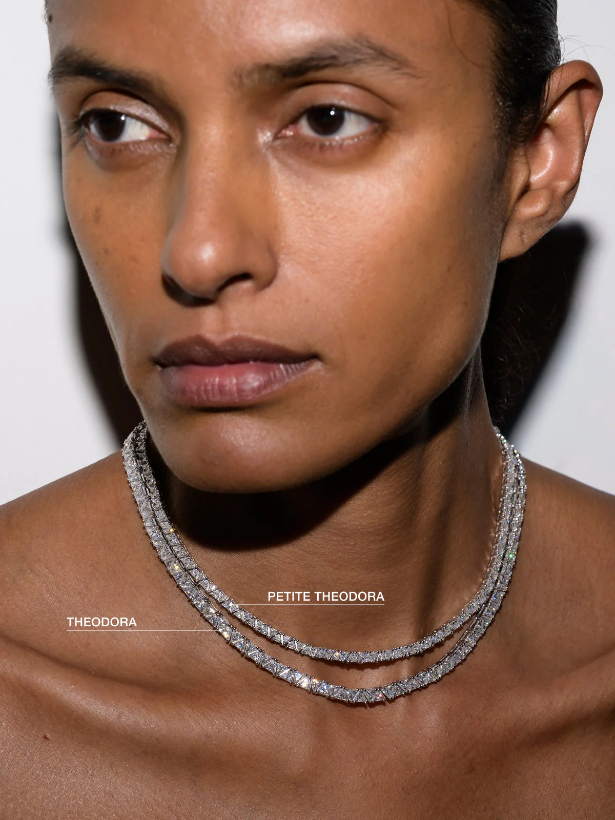 Dorsey - PETITE THEODORA RIVIÈRE NECKLACE IN MOISSANITE - Image 5
