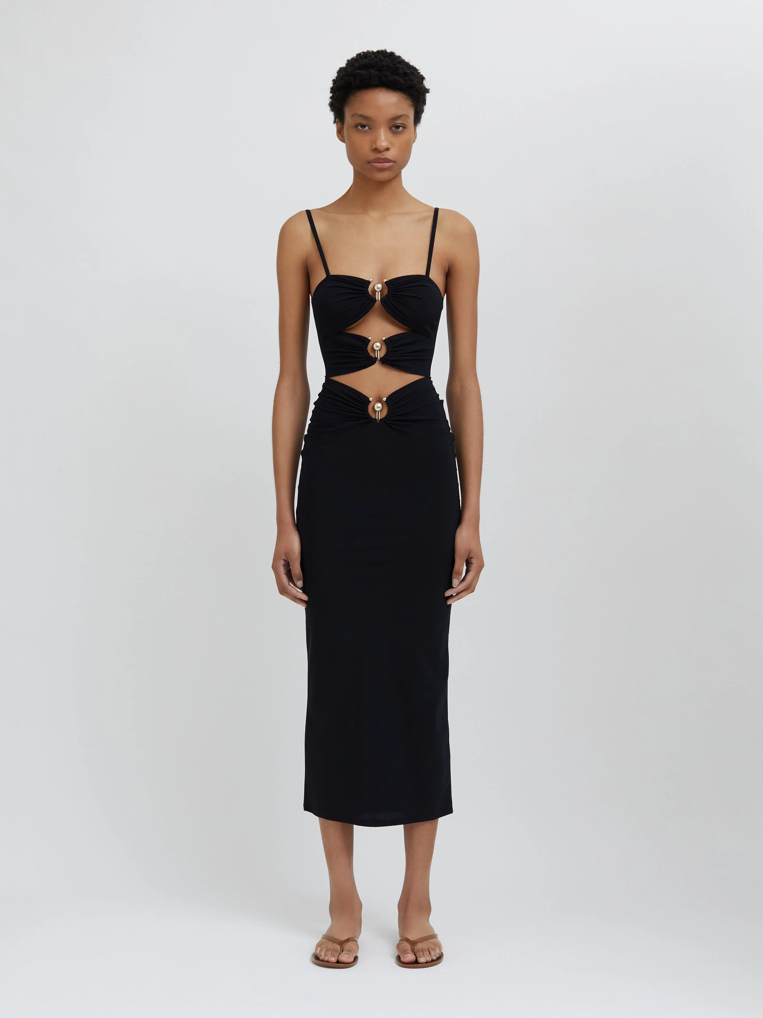 Christopher Esber - Pierced Orbit Column Dress