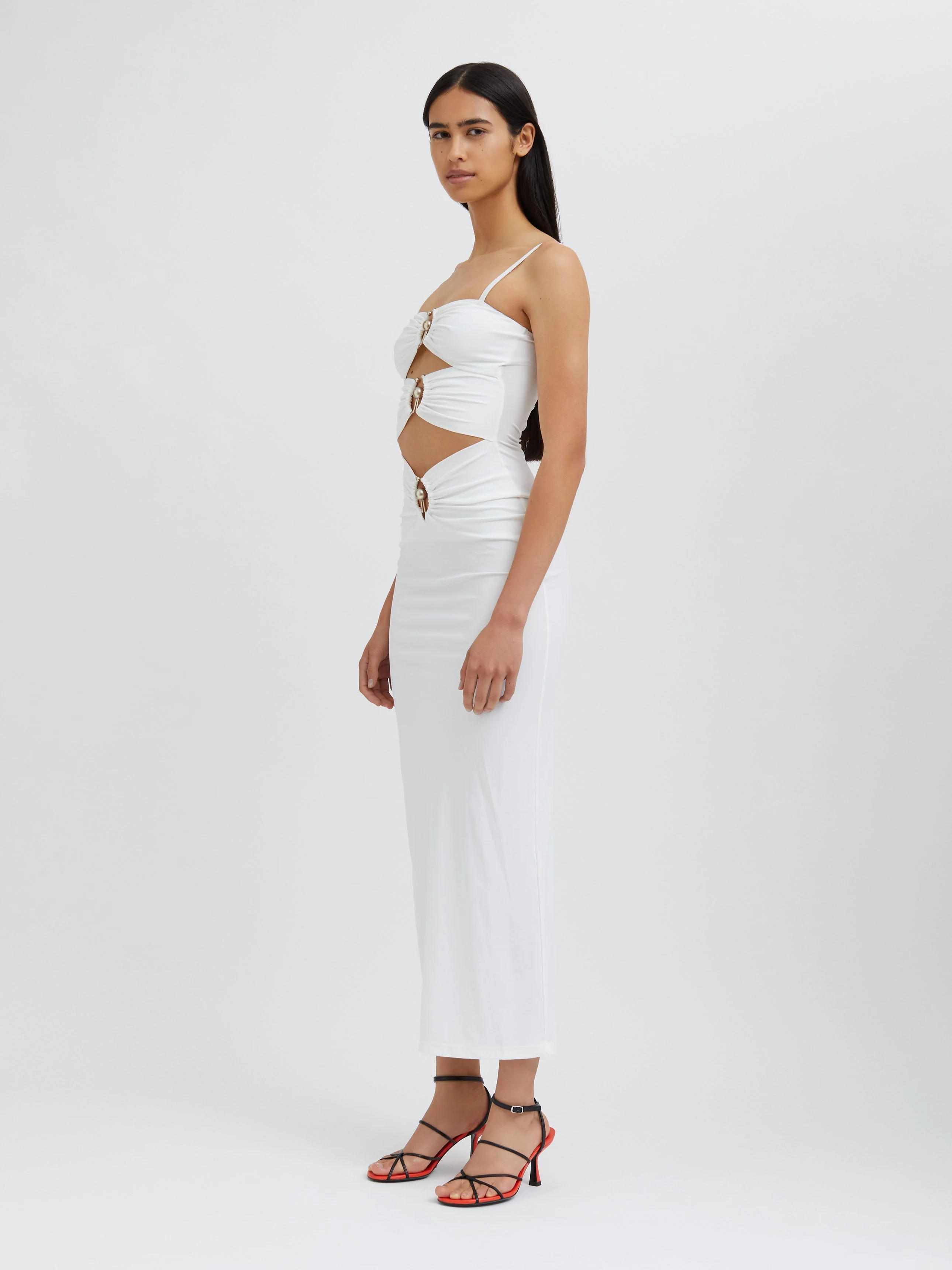 Christopher Esber - Pierced Orbit Column Dress - Image 3