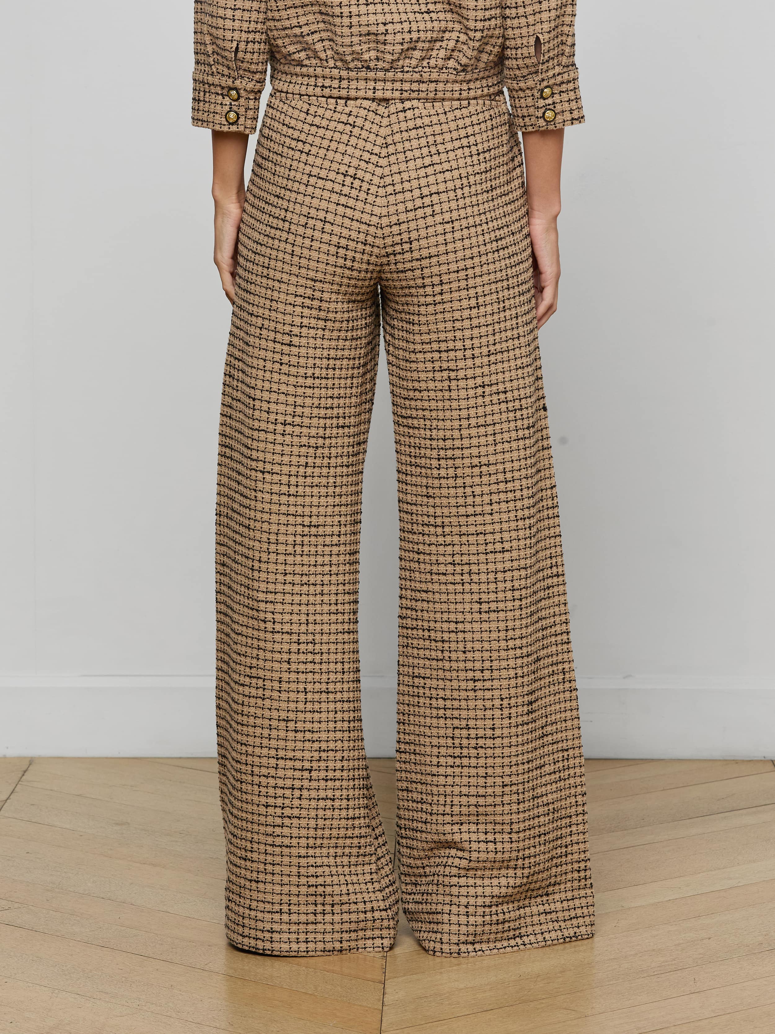 L'AGENCE - Pilar Tweed Wide - Leg Pant - Image 4