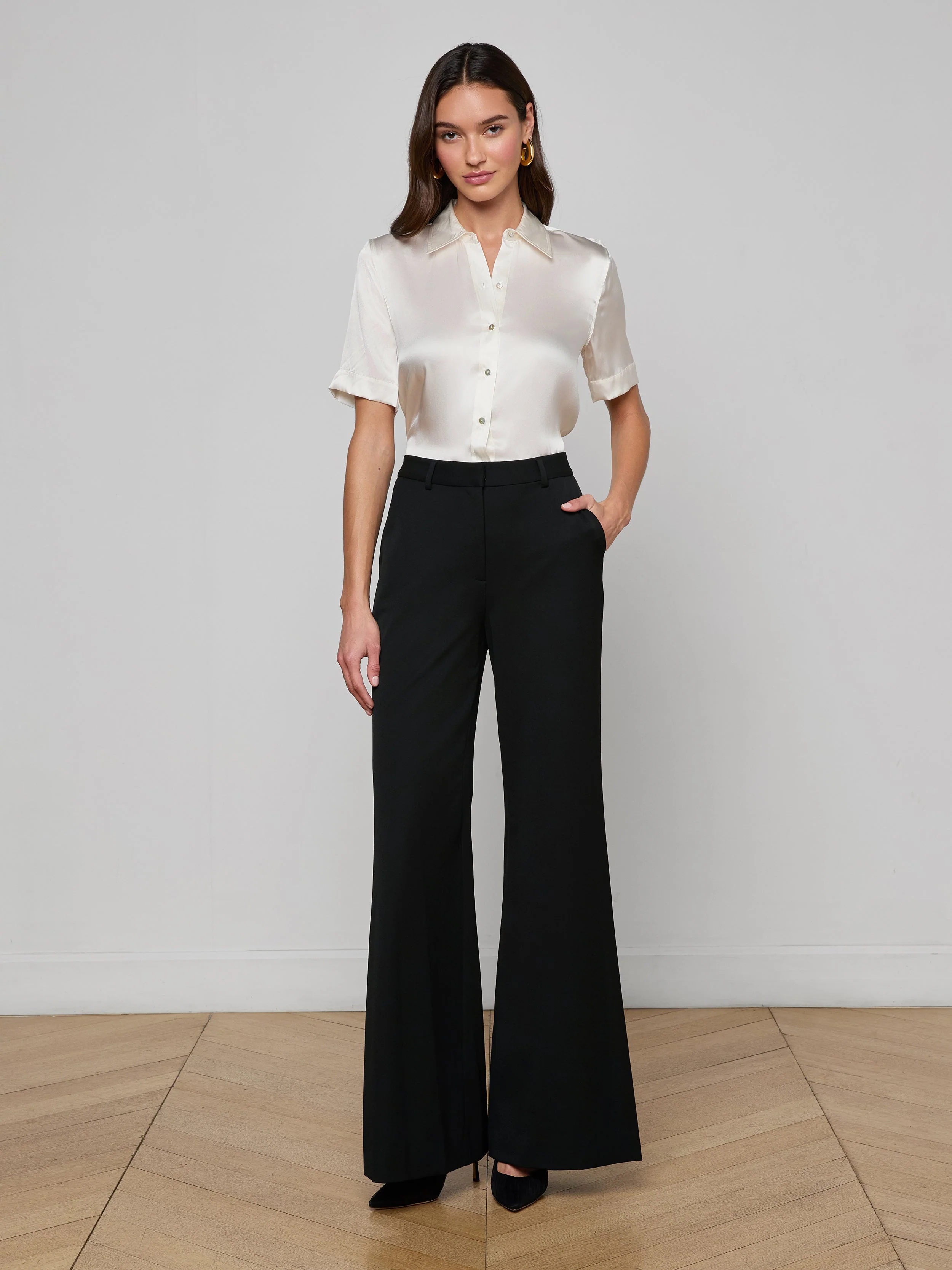 L'AGENCE - Pilar Wide - Leg Pant - Image 7