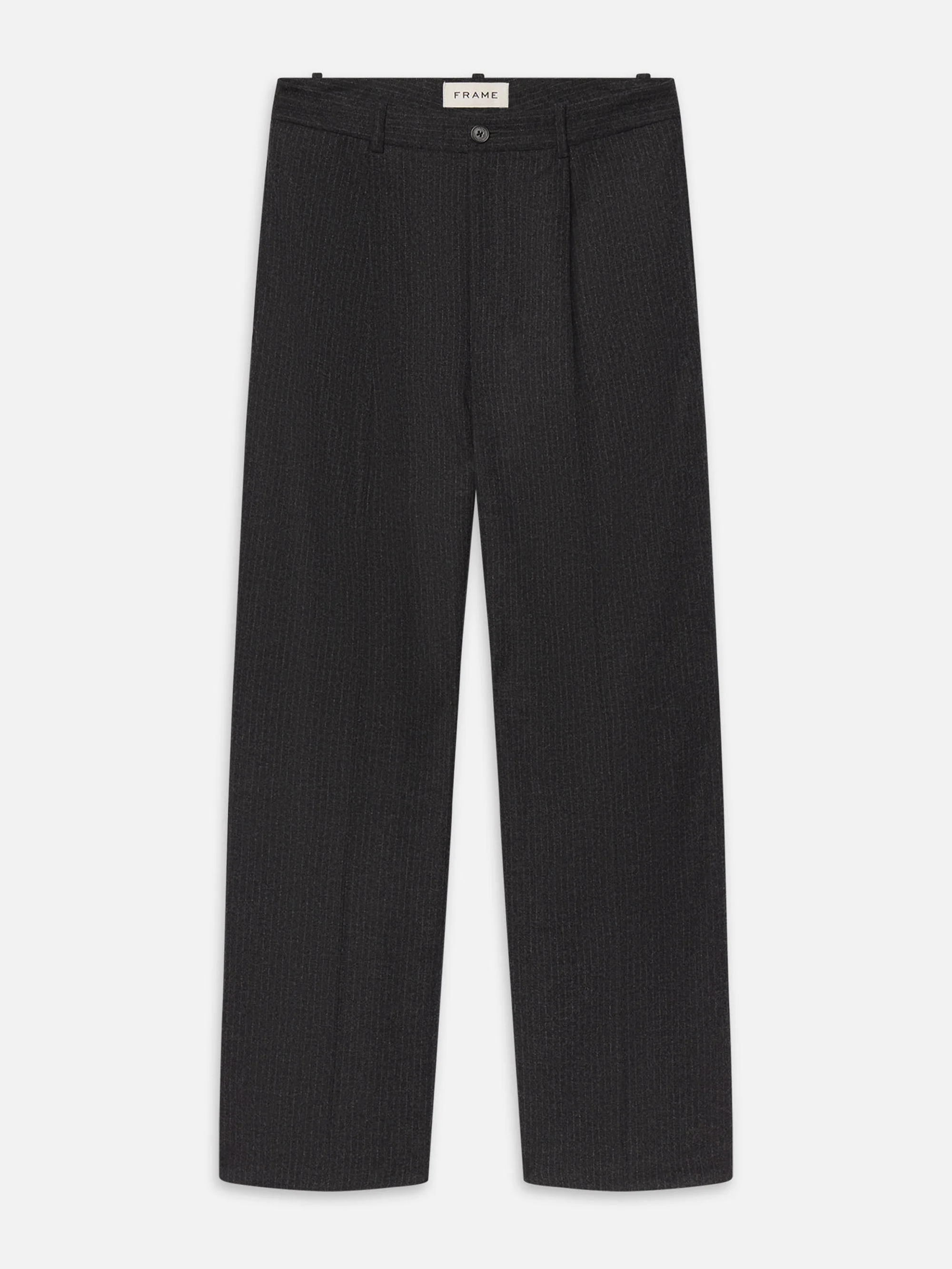 FRAME - Pinstripe Wide Leg Trousers